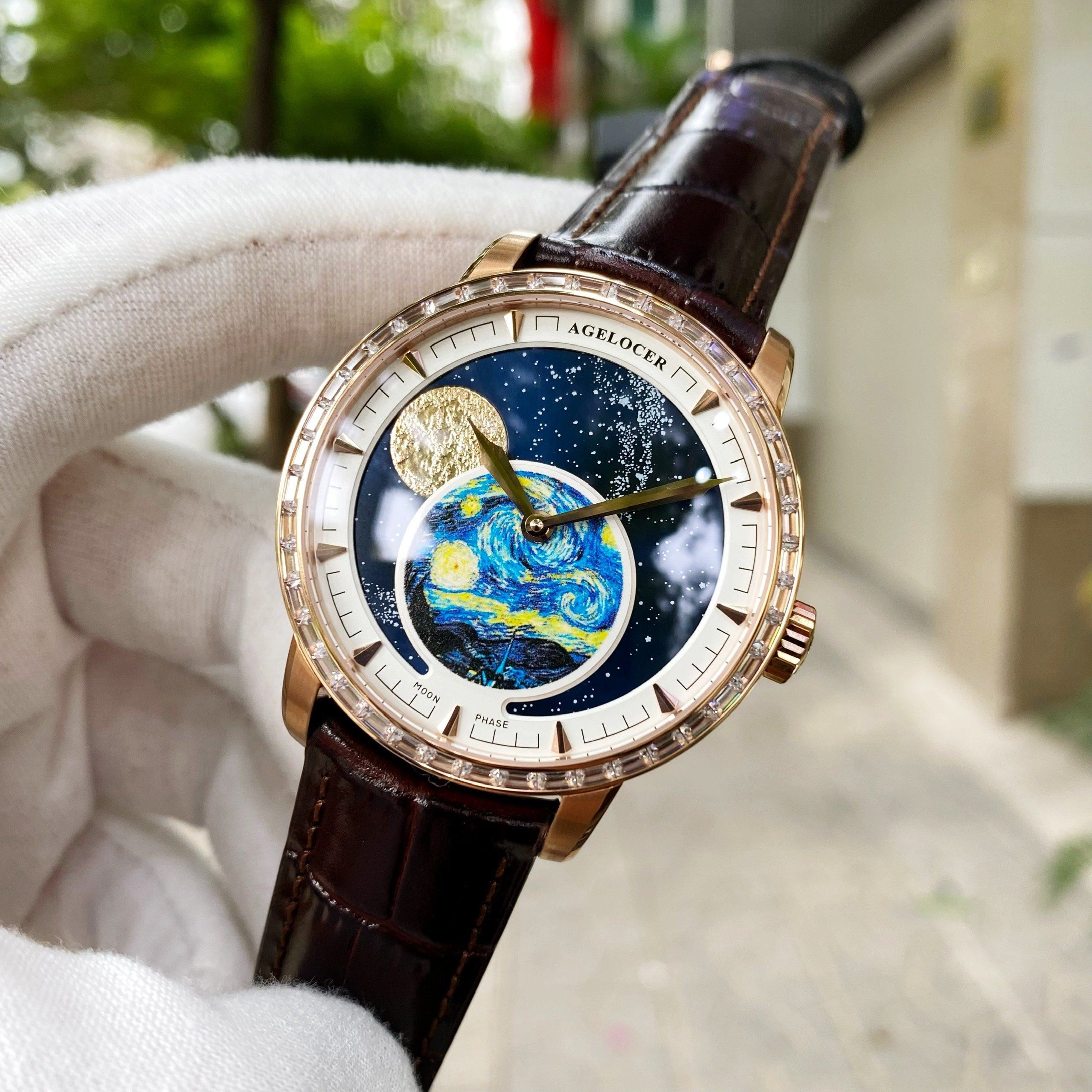 Đồng Hồ Agelocer Moon Phases 6401F2