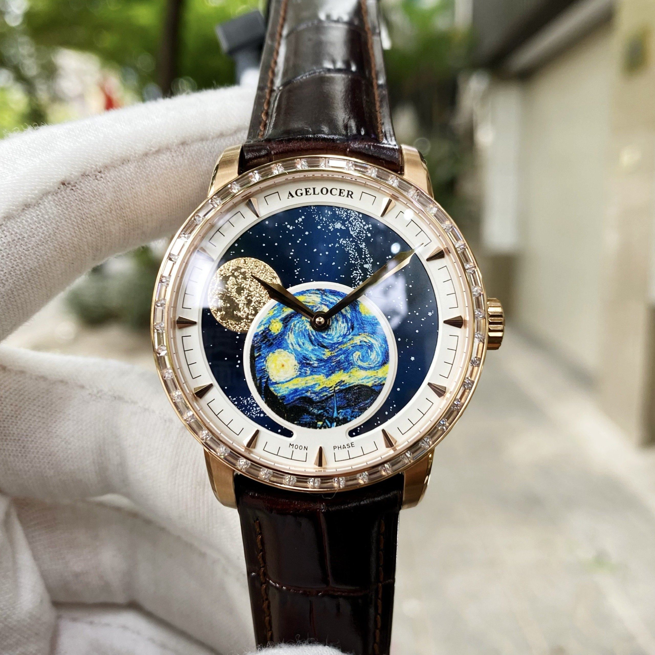 Đồng Hồ Agelocer Moon Phases 6401F2