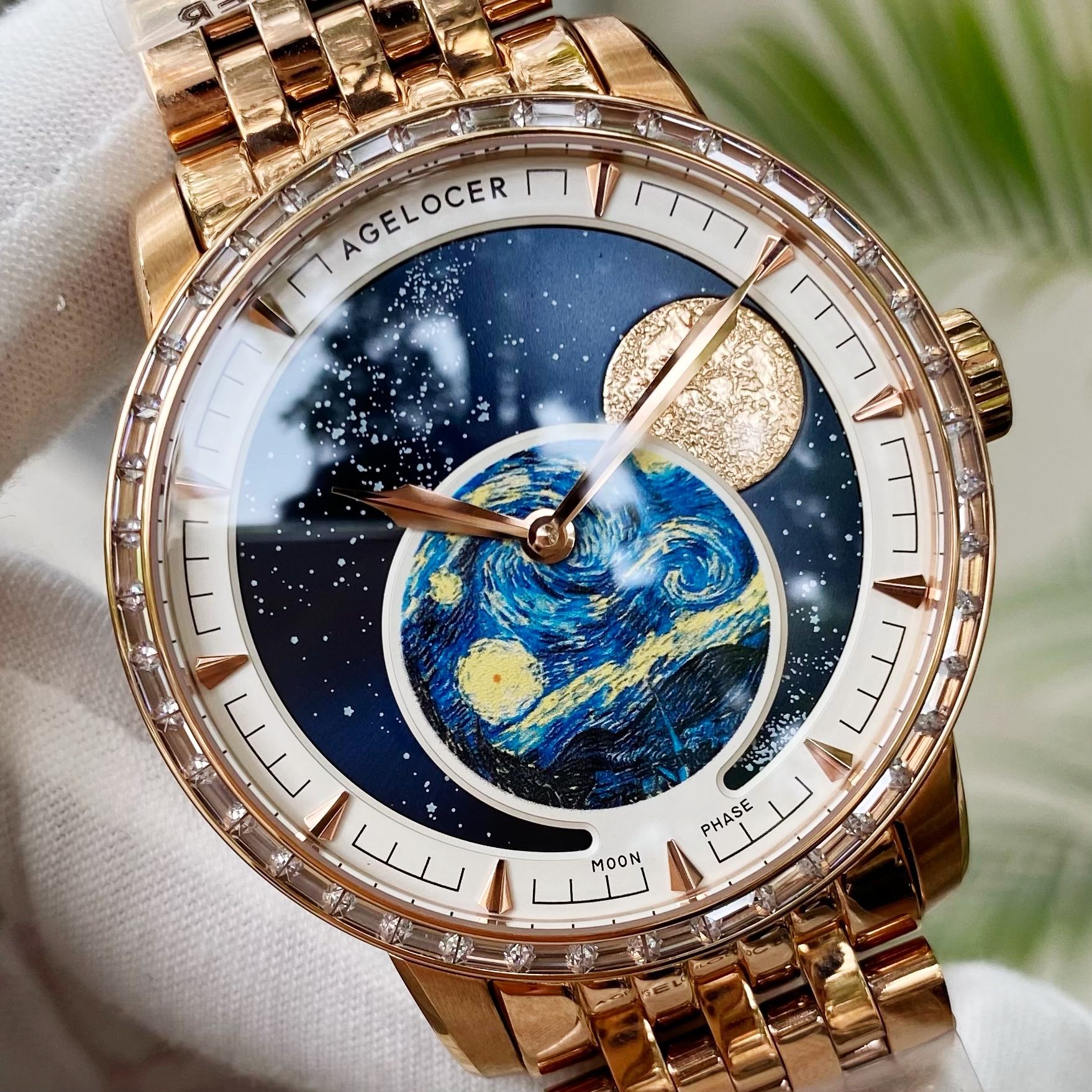 Đồng Hồ Agelocer Moon Phases 6401F9