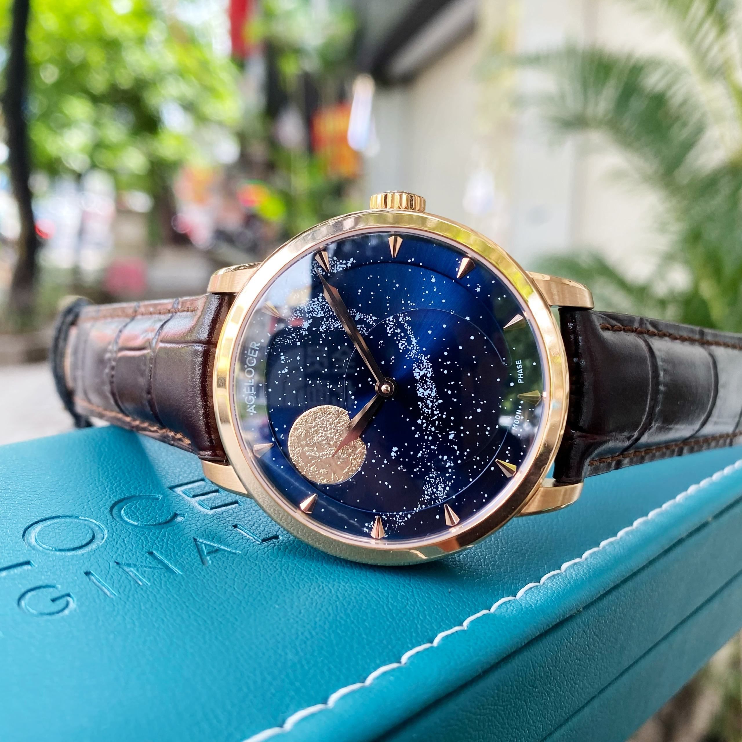 Đồng Hồ Agelocer Moon Phases 6404D2