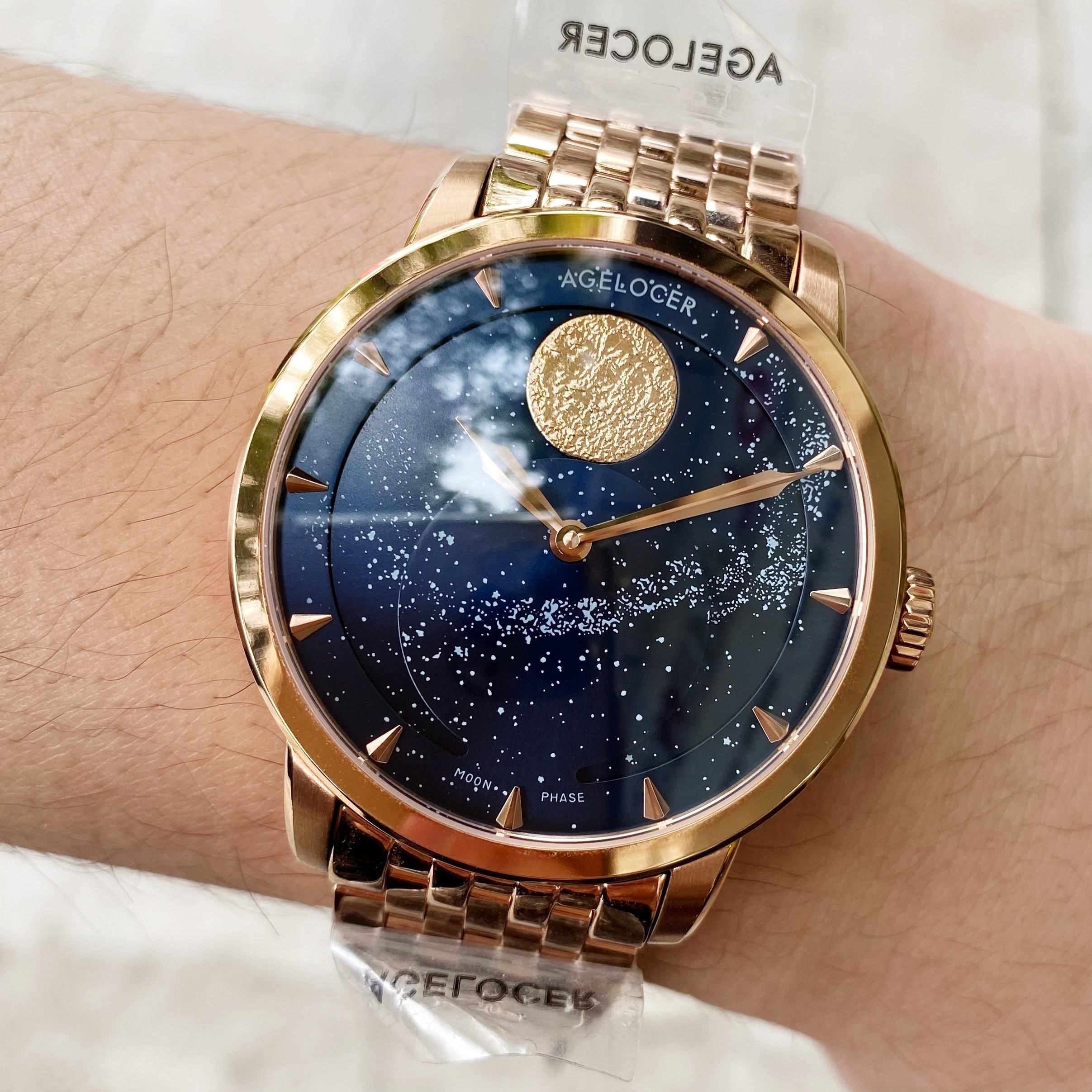 Đồng Hồ Agelocer Moon Phases 6404D9