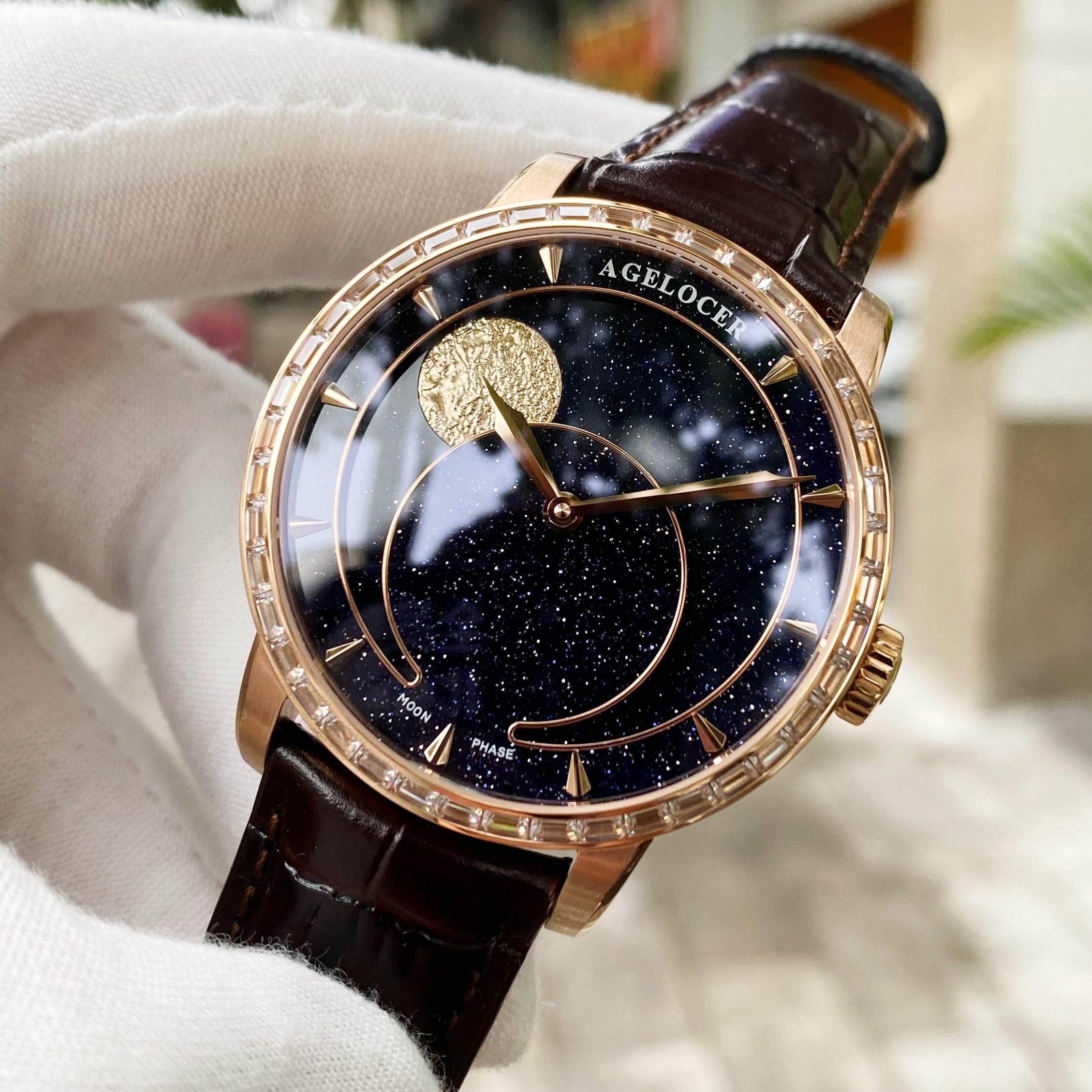 Đồng Hồ Agelocer Moon Phases 6406F2