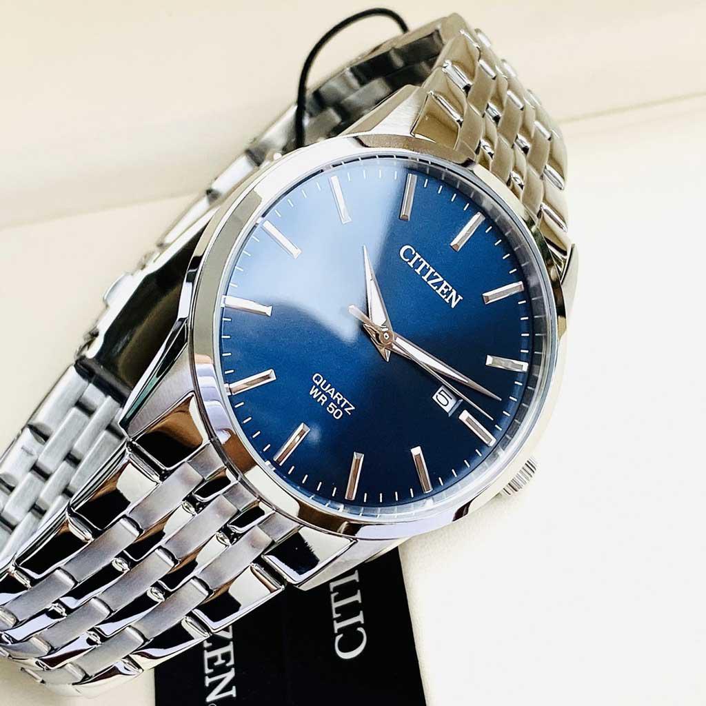Đồng Hồ Nam Citizen Quartz Blue Steel BI5000-87L Chính Hãng