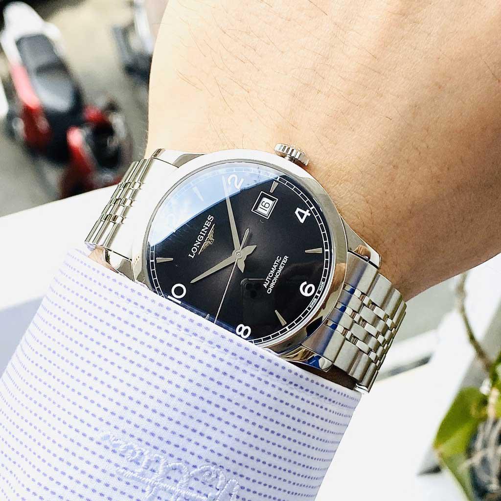 Đồng Hồ Nam Longines Record L2.820.4.56.6 Chính Hãng