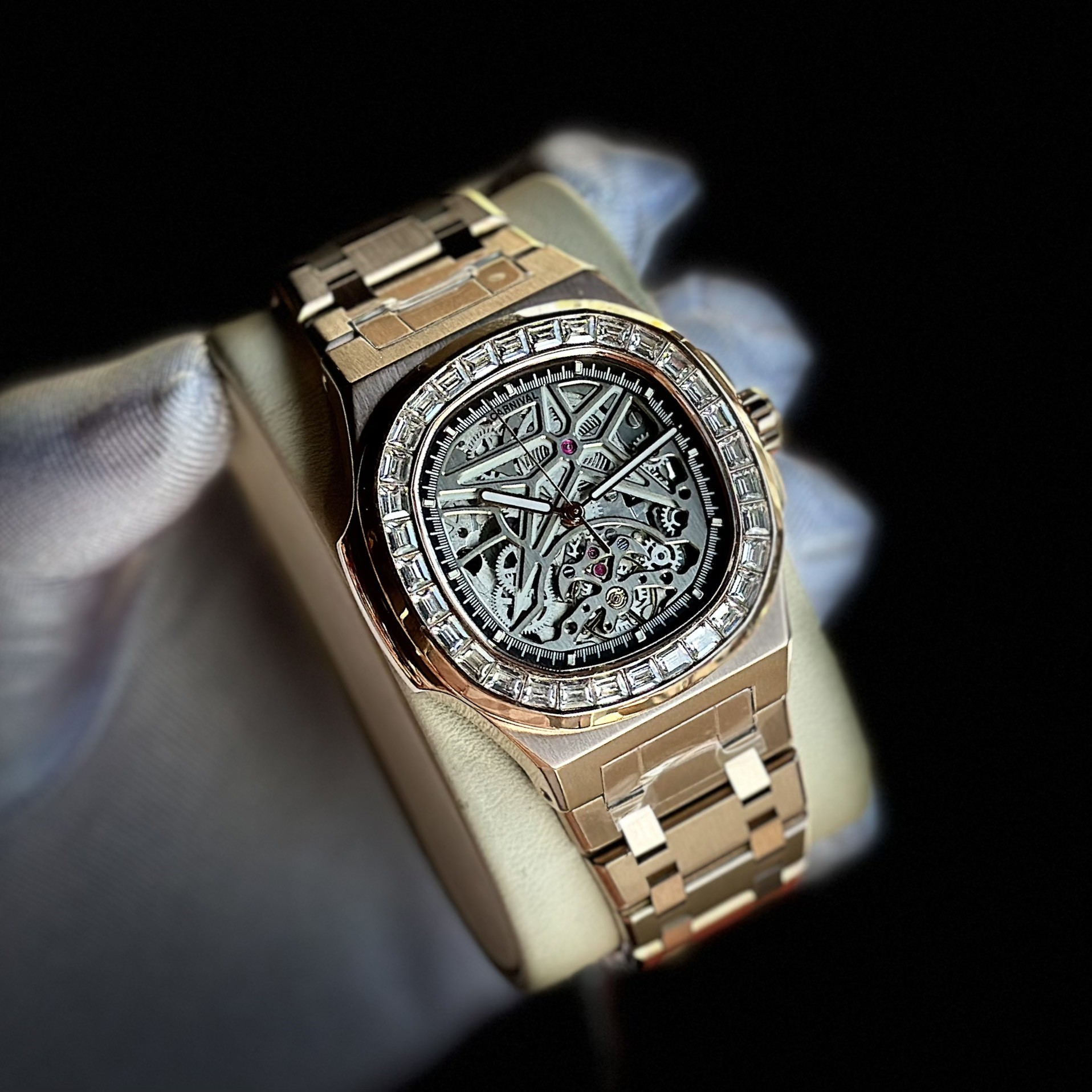 Đồng Hồ Carnival Automatic Skeleton 8118G2-VH-T