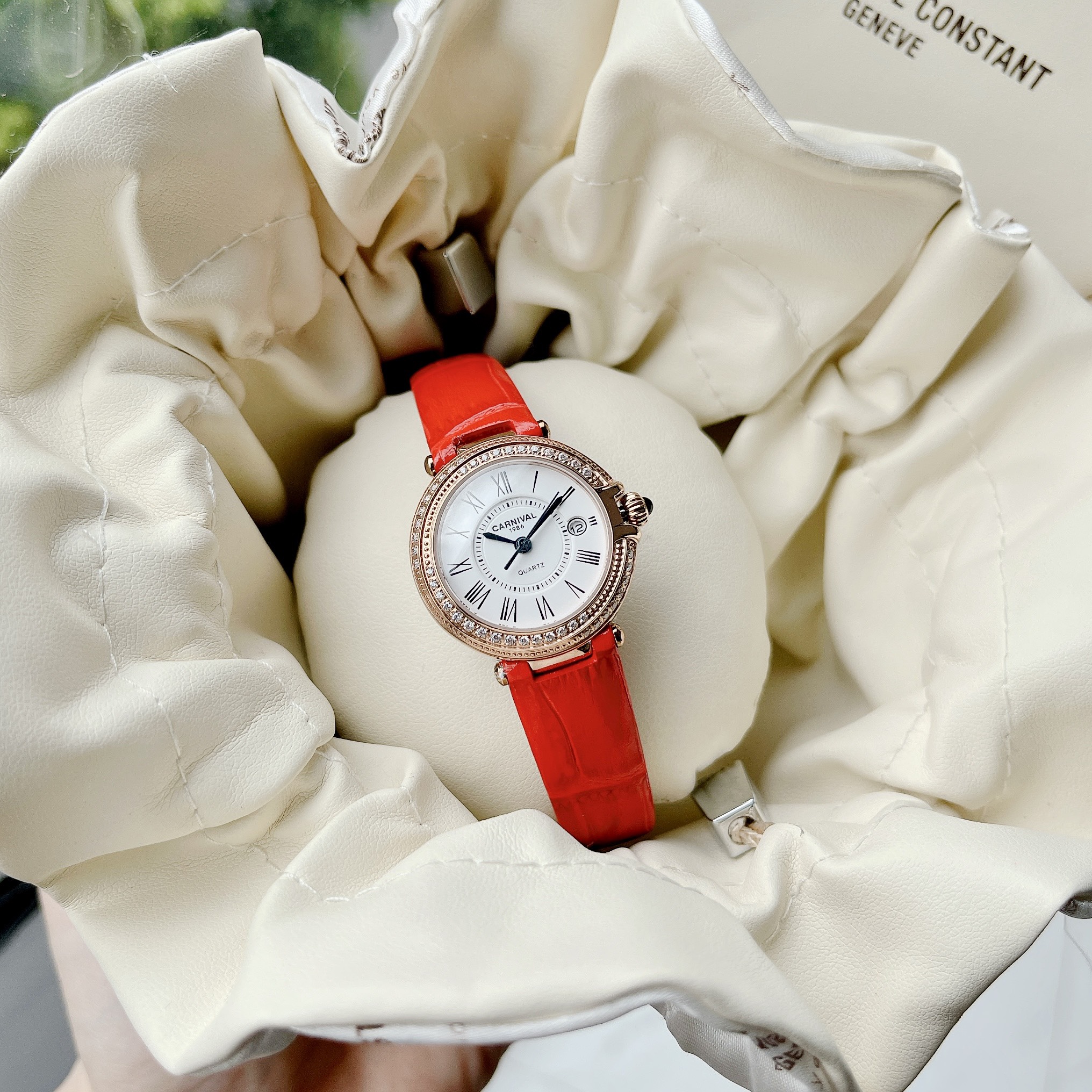 Đồng Hồ Carnival Luxury Casual Rose Gold Silve IW8871L-DD