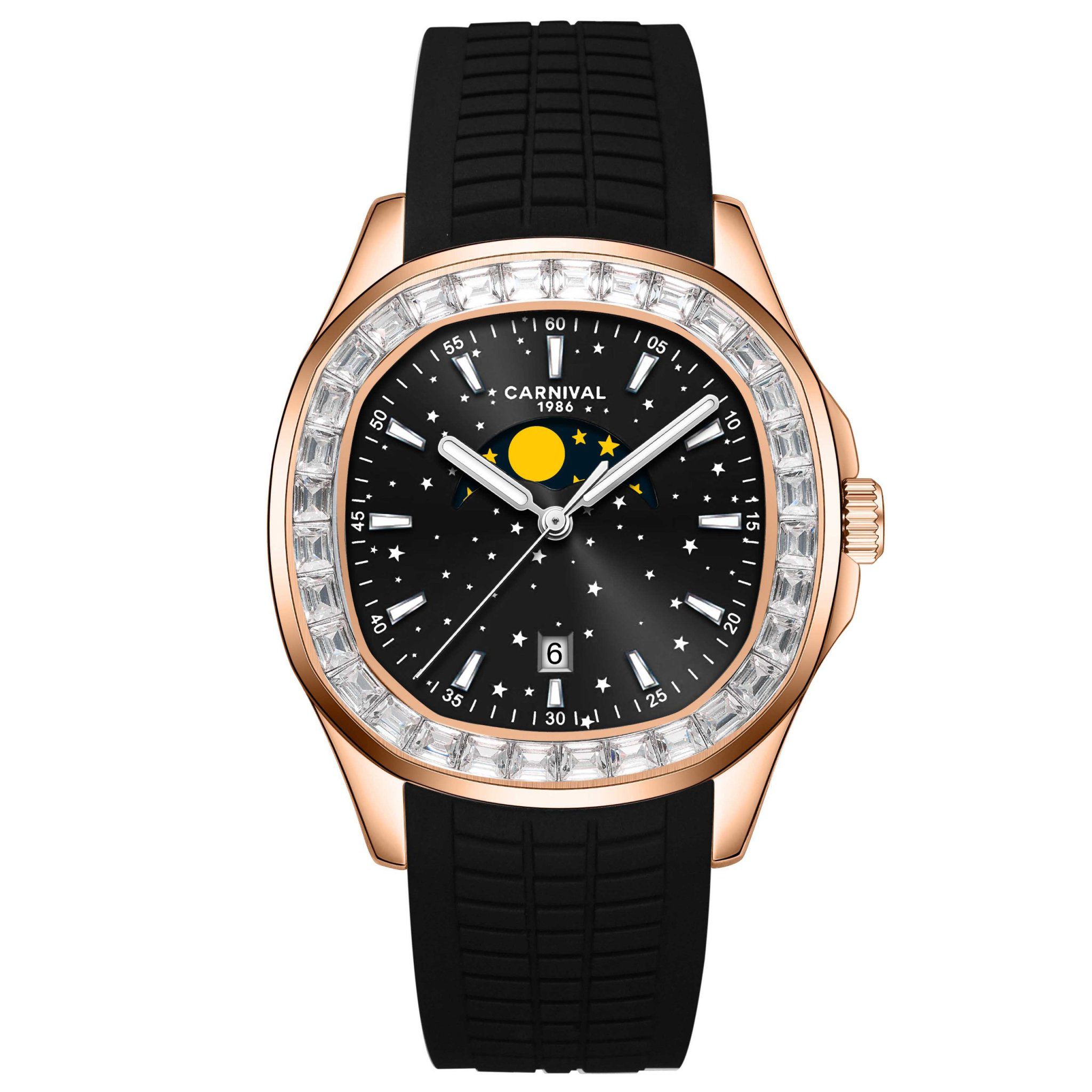 Đồng Hồ Carnival Moonphase 8125G-VH-DCS-D