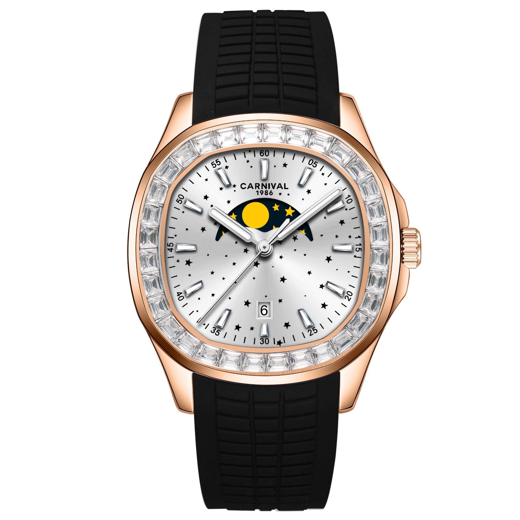 Đồng Hồ Carnival Moonphase 8125G-VH-DCS-T