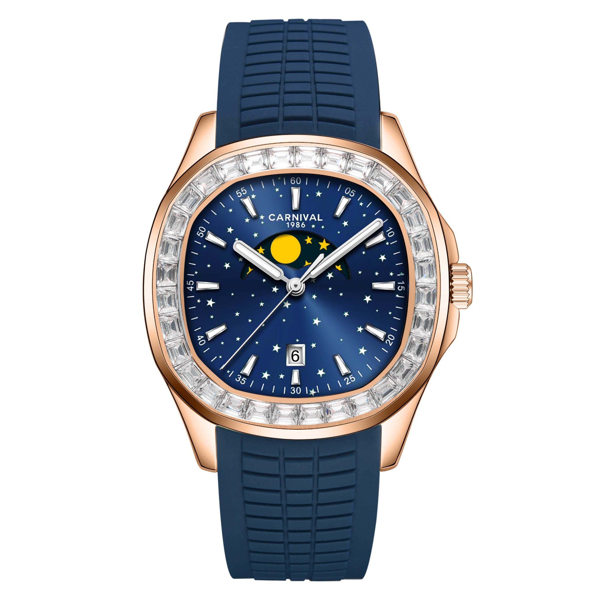 Đồng Hồ Carnival Moonphase 8125G-VH-DCS-X