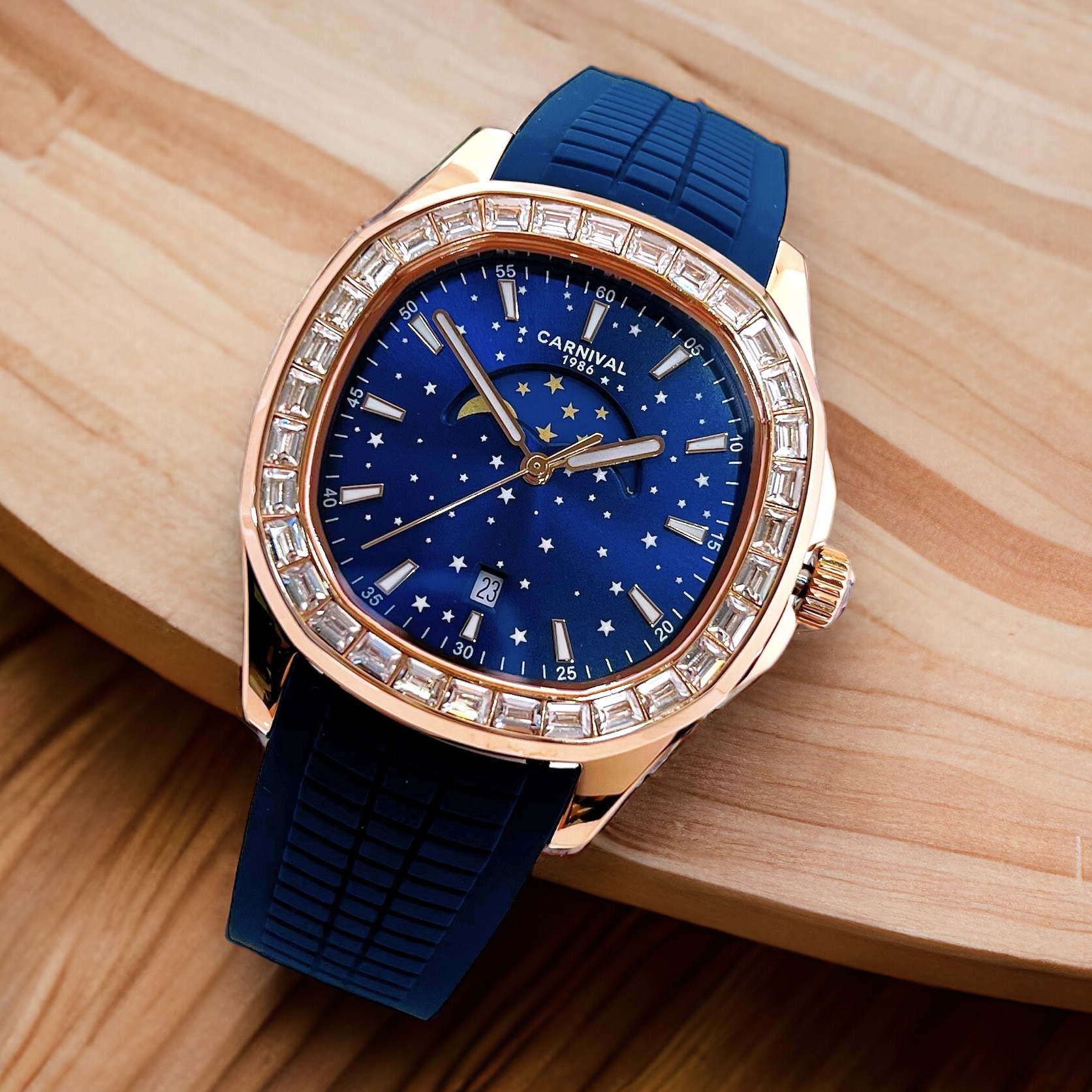 Đồng Hồ Carnival Moonphase 8125G-VH-DCS-X