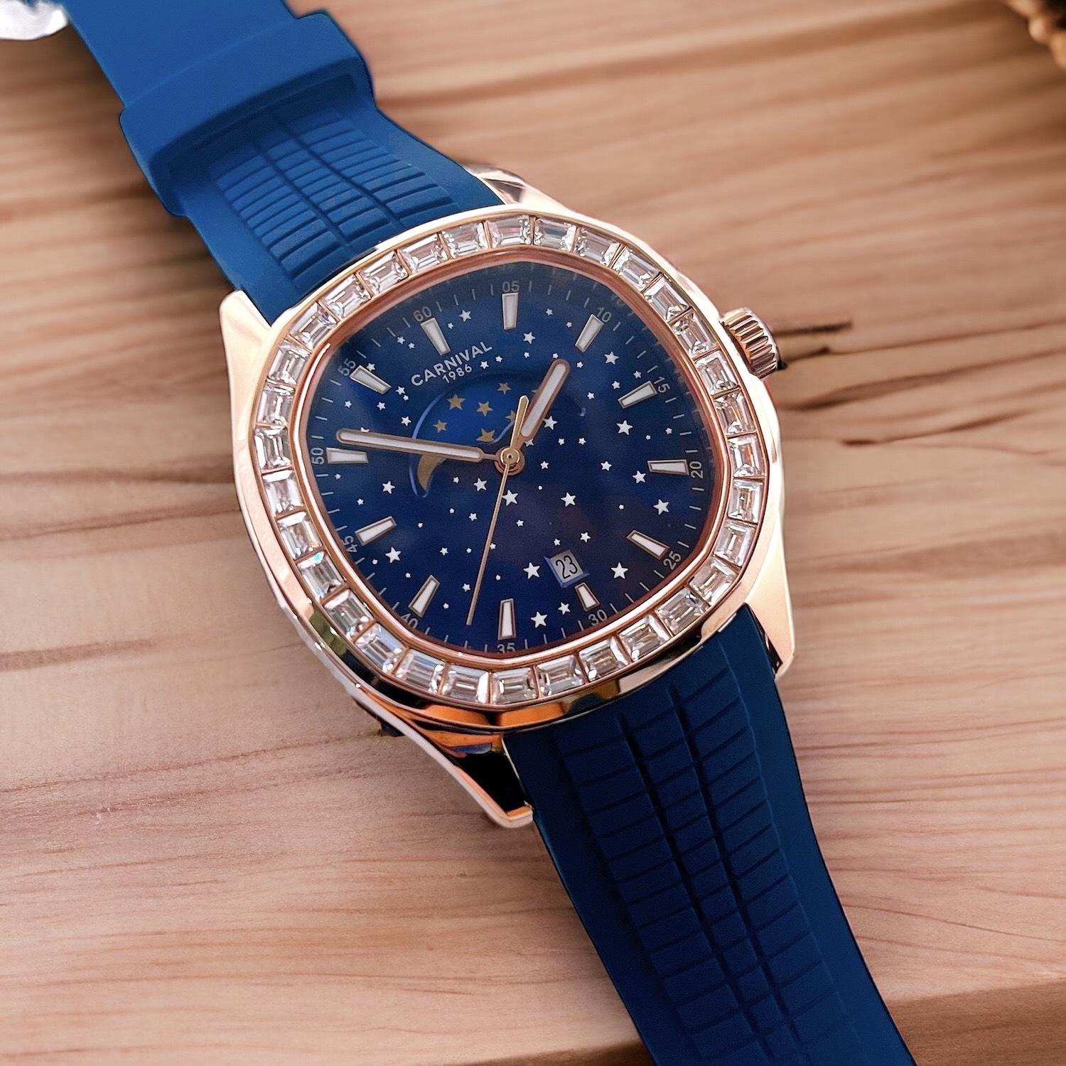 Đồng Hồ Carnival Moonphase 8125G-VH-DCS-X