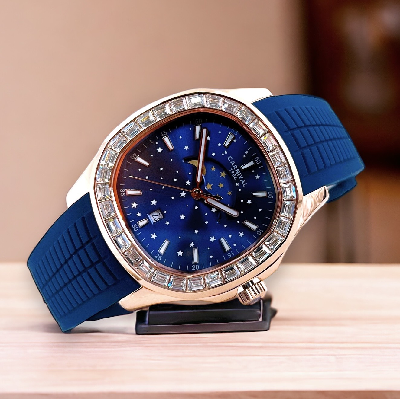 Đồng Hồ Carnival Moonphase 8125G-VH-DCS-X