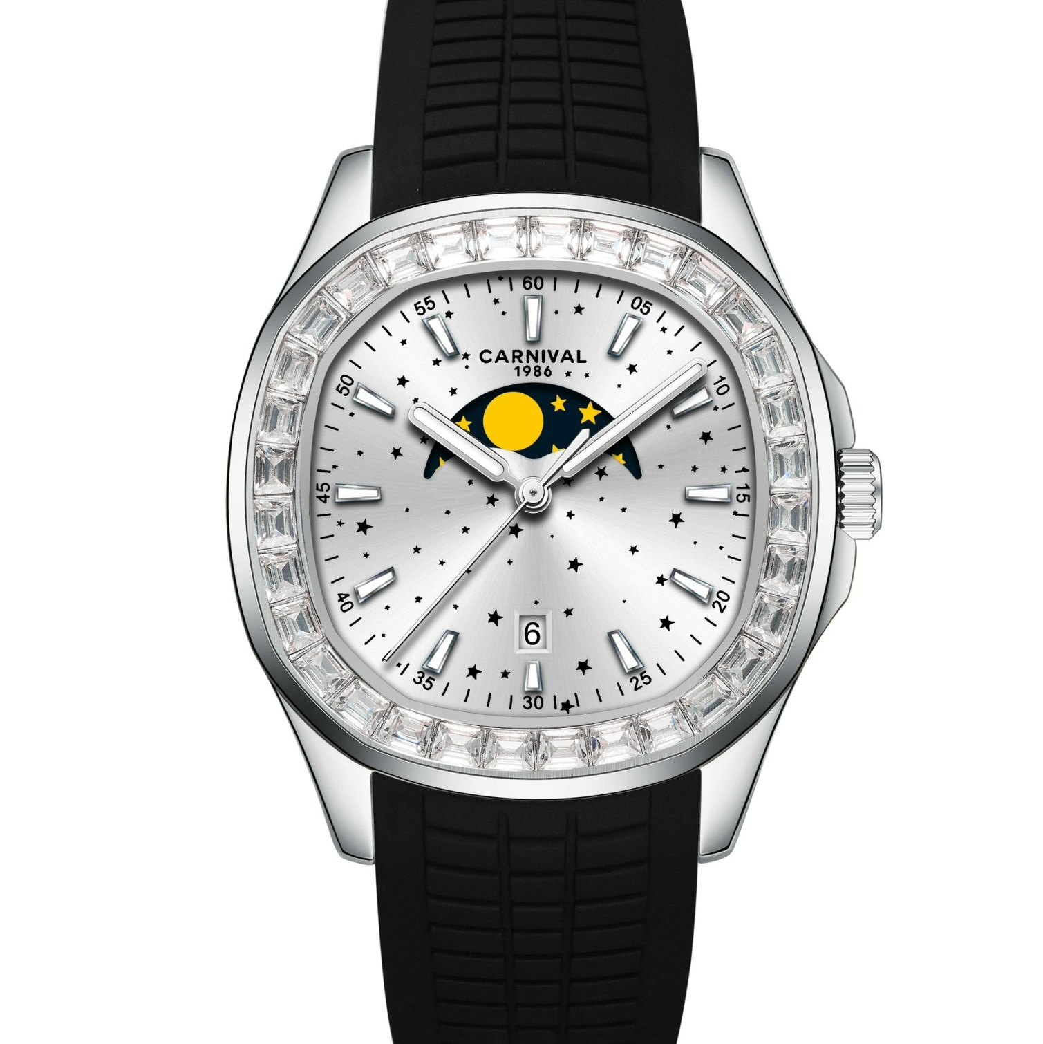 Đồng Hồ Carnival Moonphase 8125G-VT-DCS-T