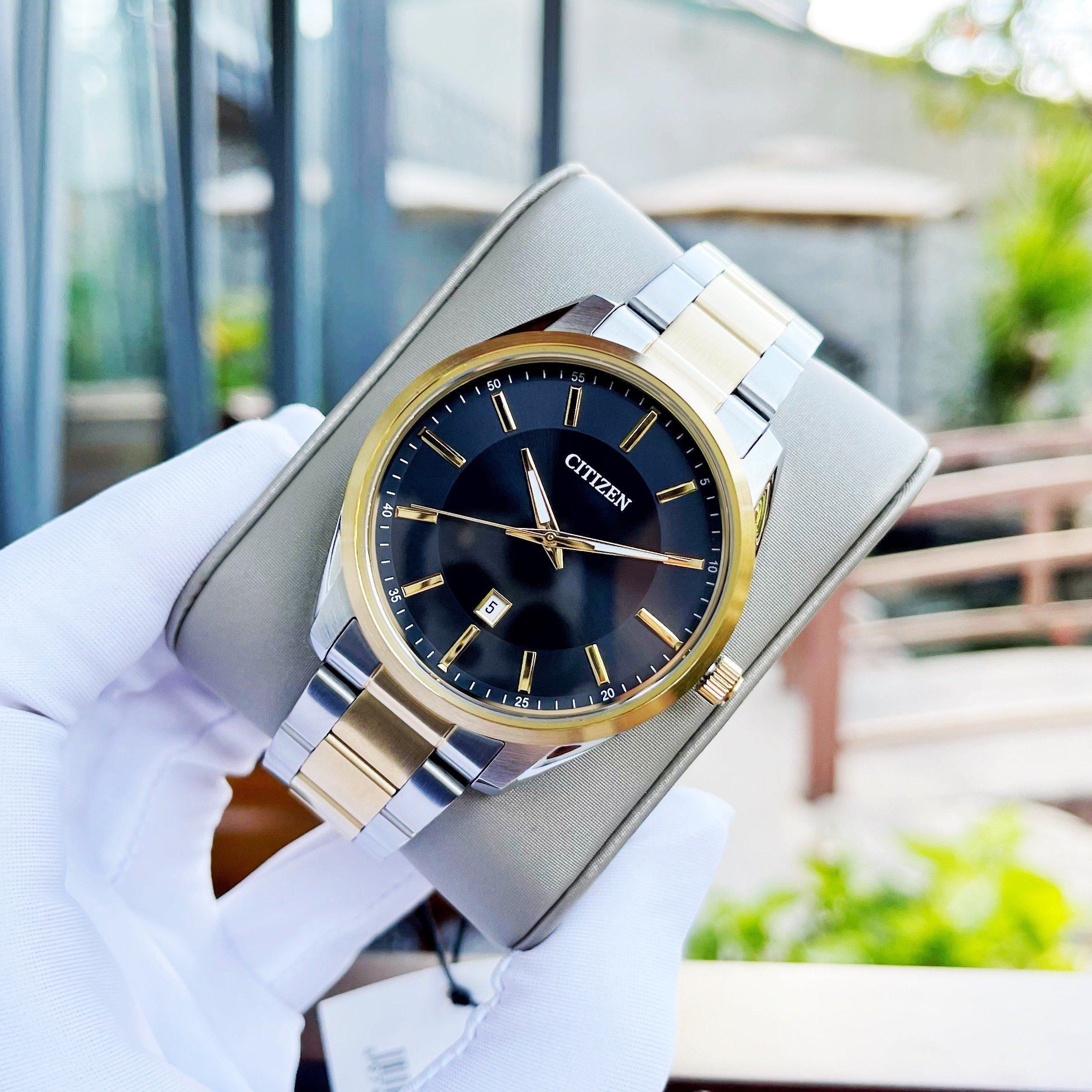 Đồng Hồ Citizen Nam Quartz BI1034-52E