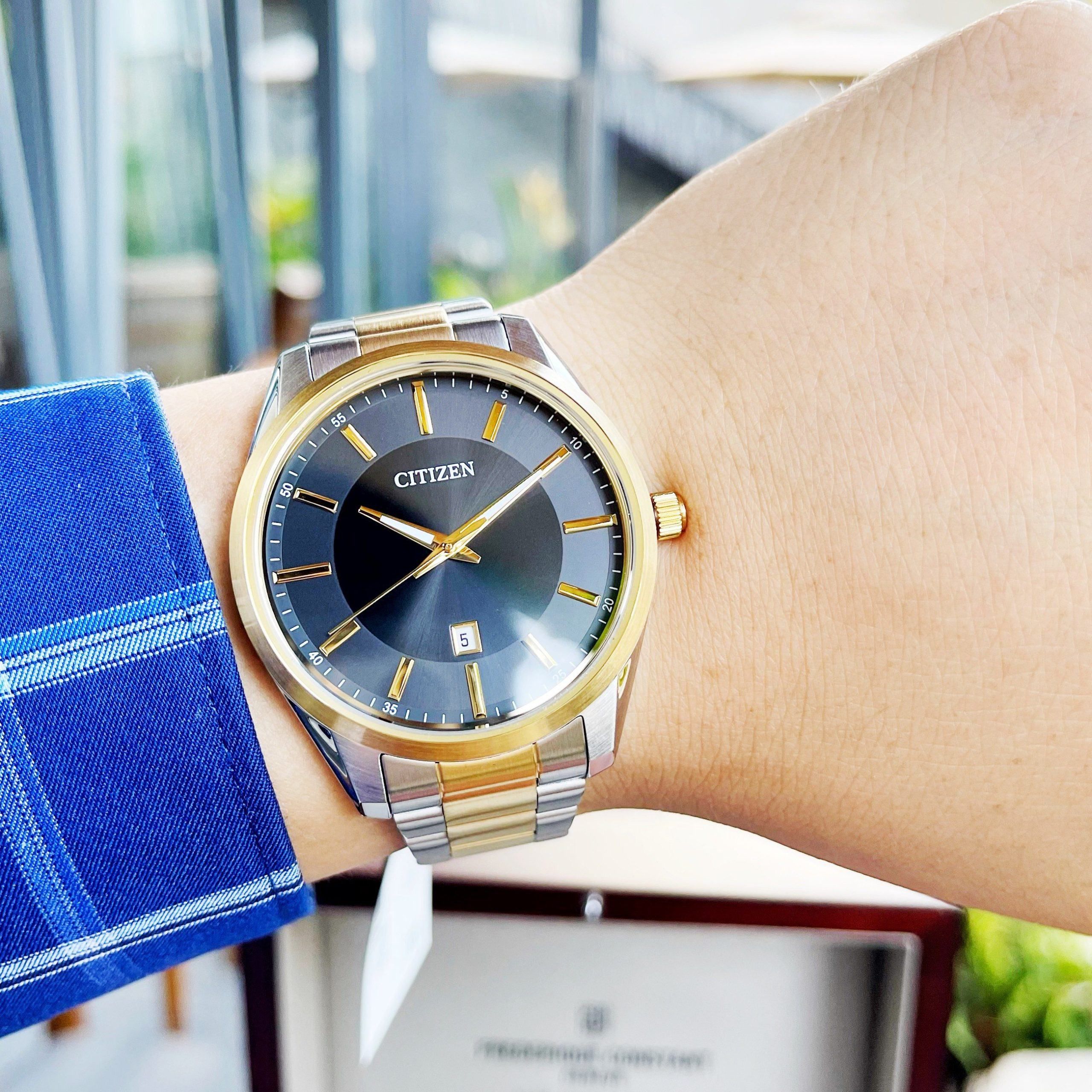 Đồng Hồ Citizen Nam Quartz BI1034-52E