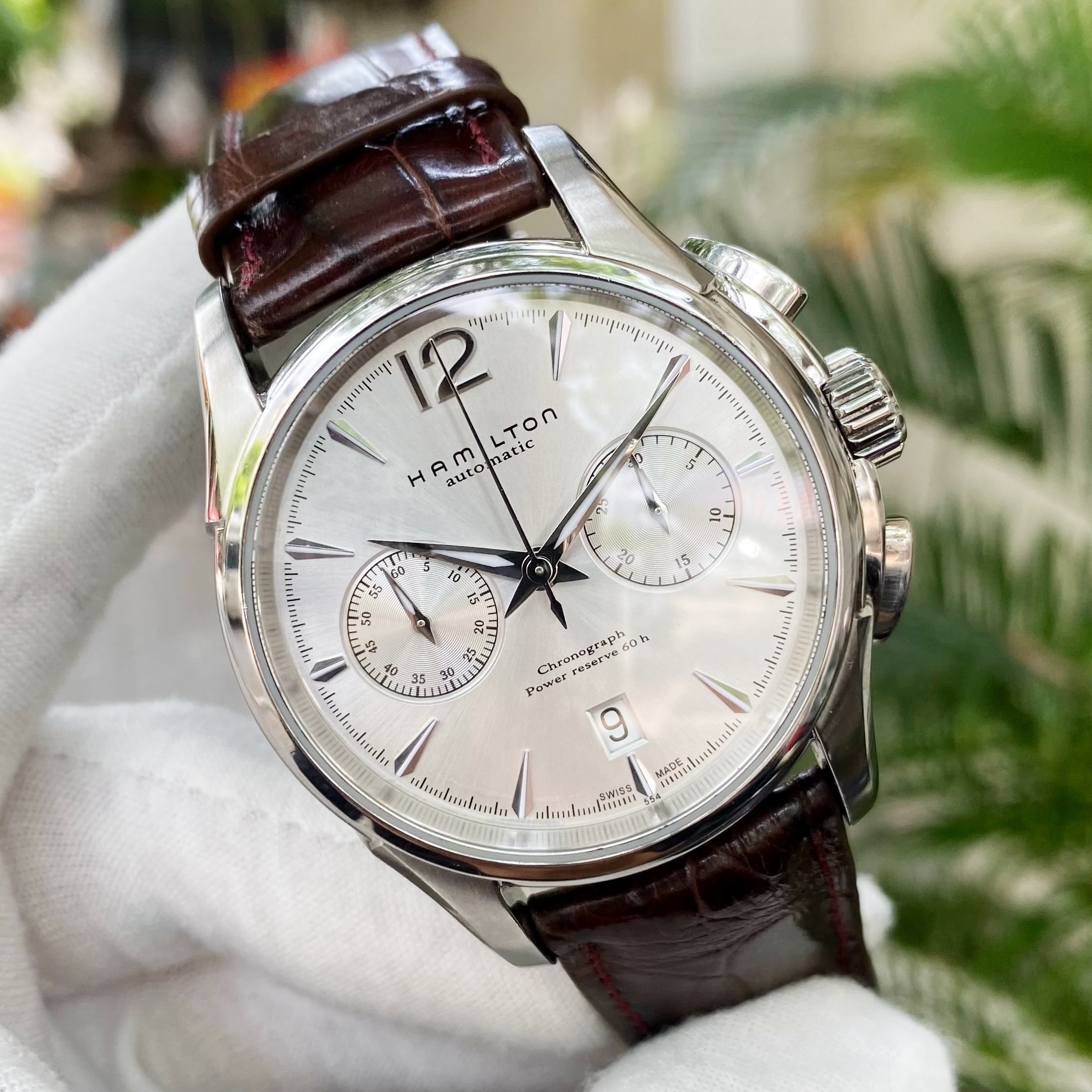 Đồng Hồ Hamilton Jazzmaster Chrono H326060 - Cũ