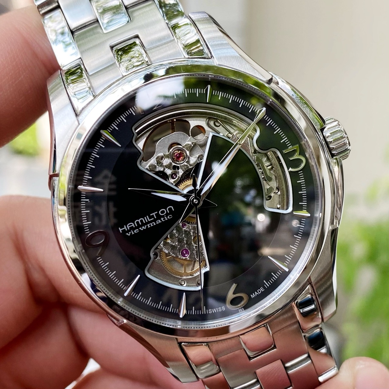 Đồng Hồ Hamilton Jazzmaster Open Heart H32565135 - Cũ