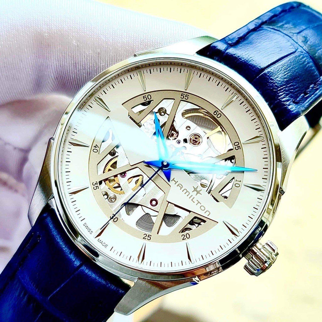 Đồng Hồ Hamilton Jazzmaster Skeleton Automatic H42535610