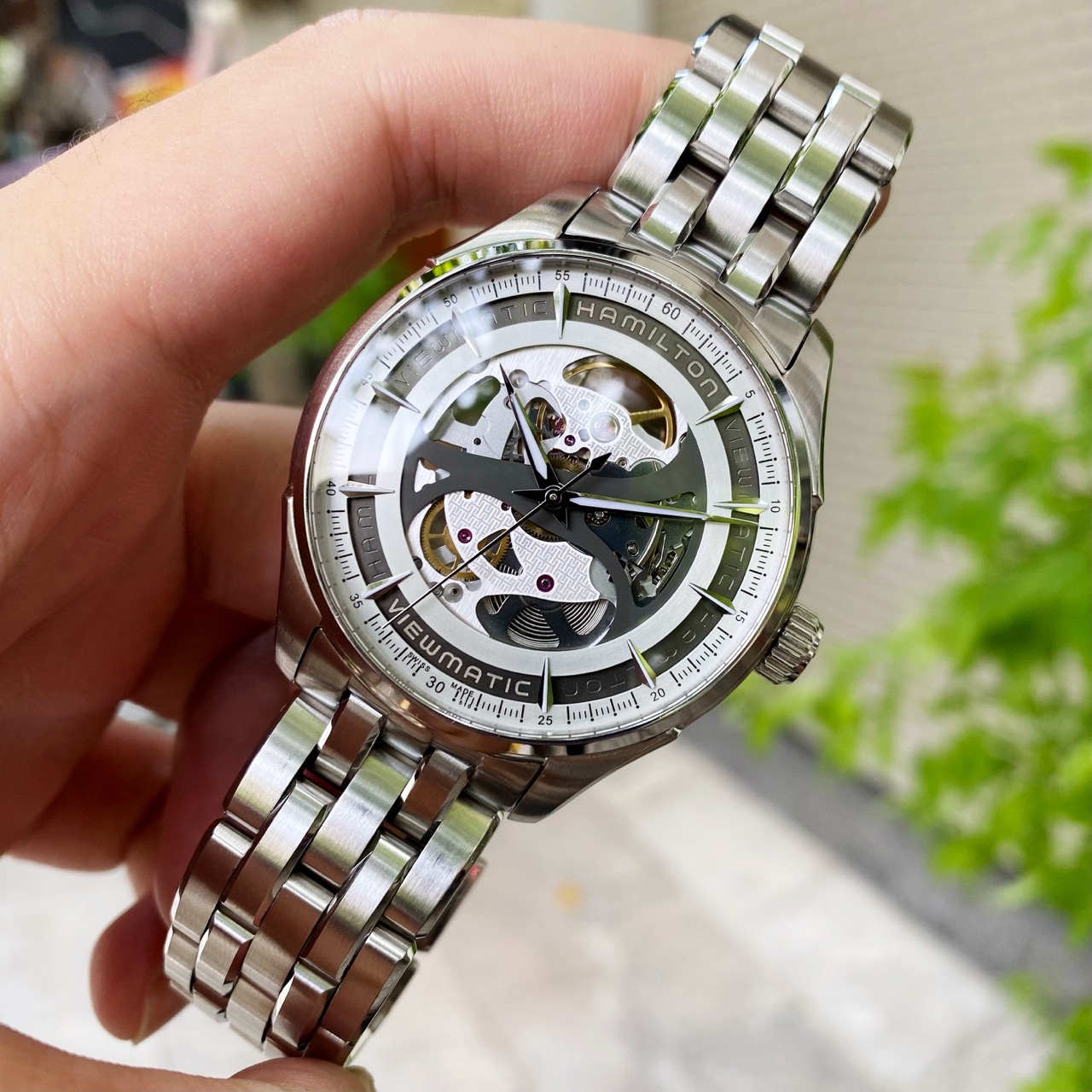 Đồng Hồ Hamilton Jazzmaster Viewmatic H42555151 - Cũ