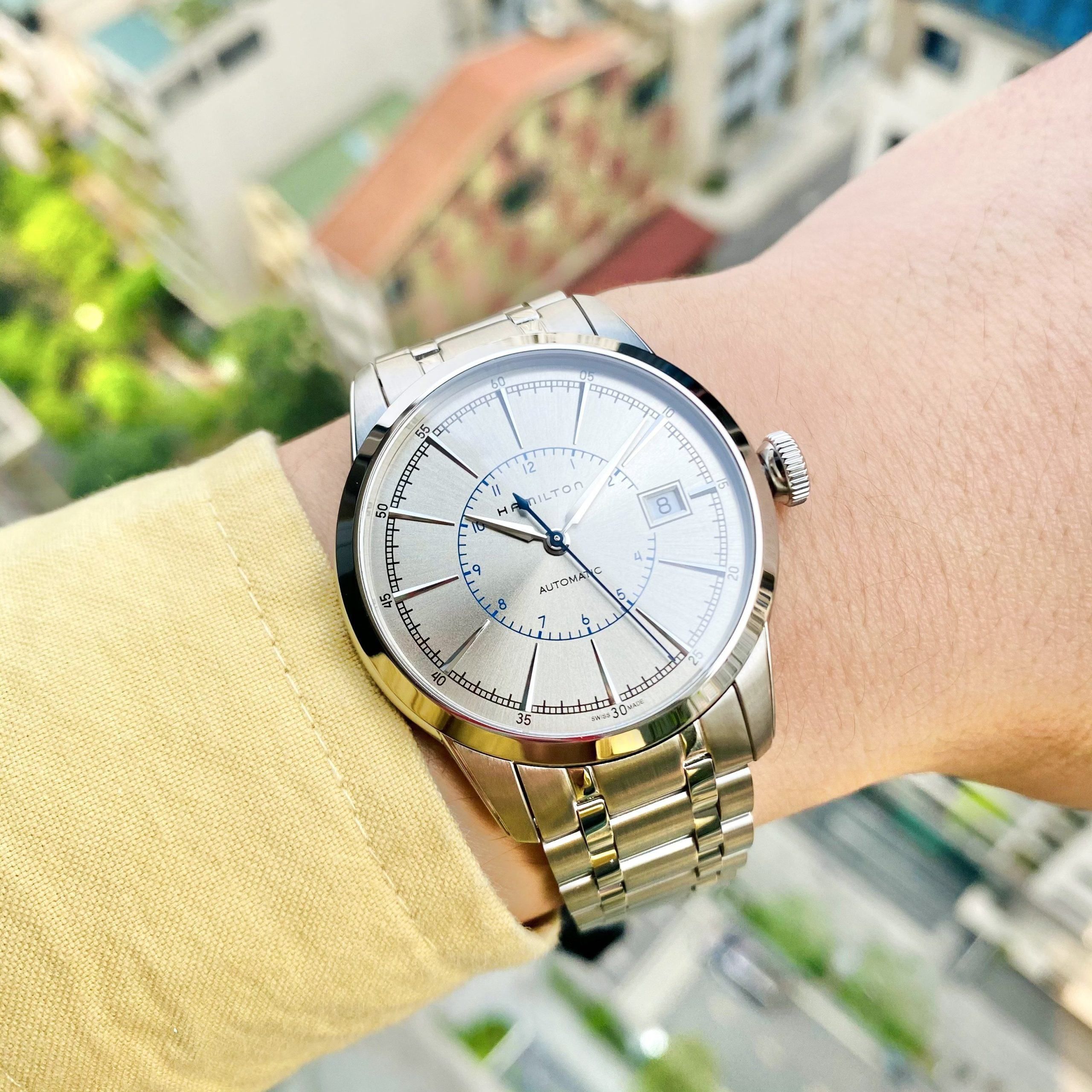 Đồng Hồ Hamilton RailRoad Silver - H40555181