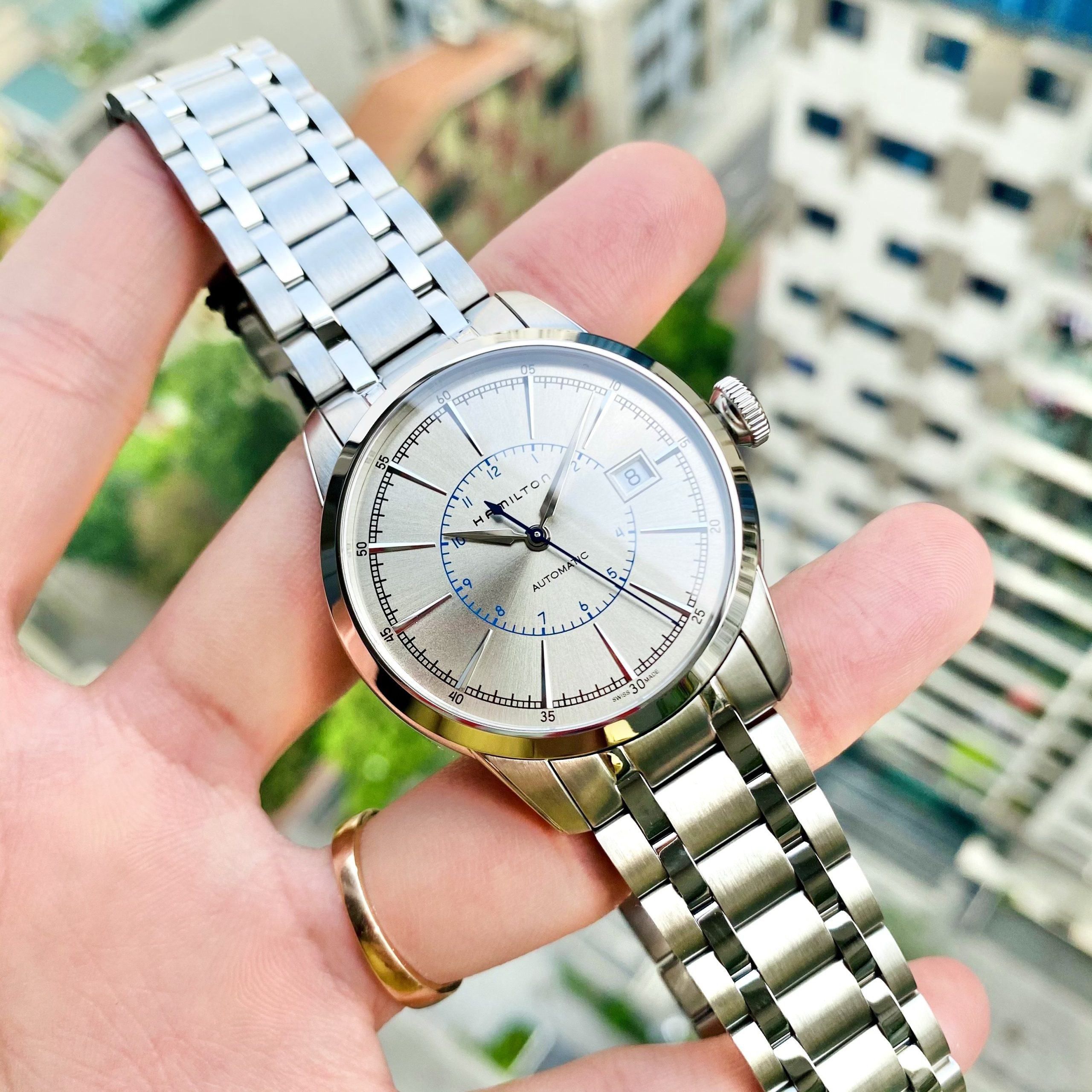 Đồng Hồ Hamilton RailRoad Silver - H40555181