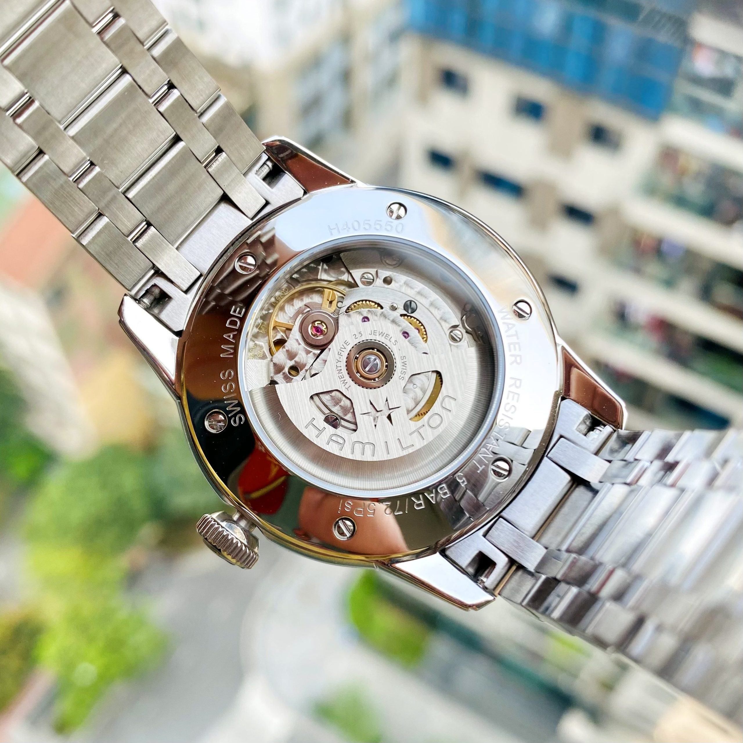 Đồng Hồ Hamilton RailRoad Silver - H40555181
