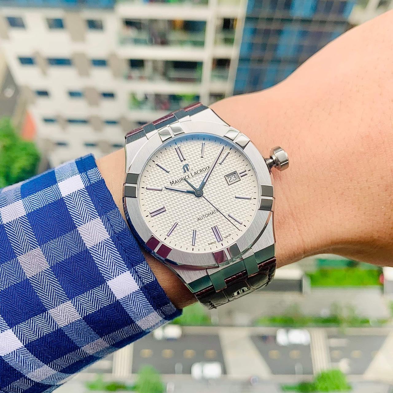 Đồng Hồ Maurice Lacroix Aikon 42mm - AI6008-SS001-130-1