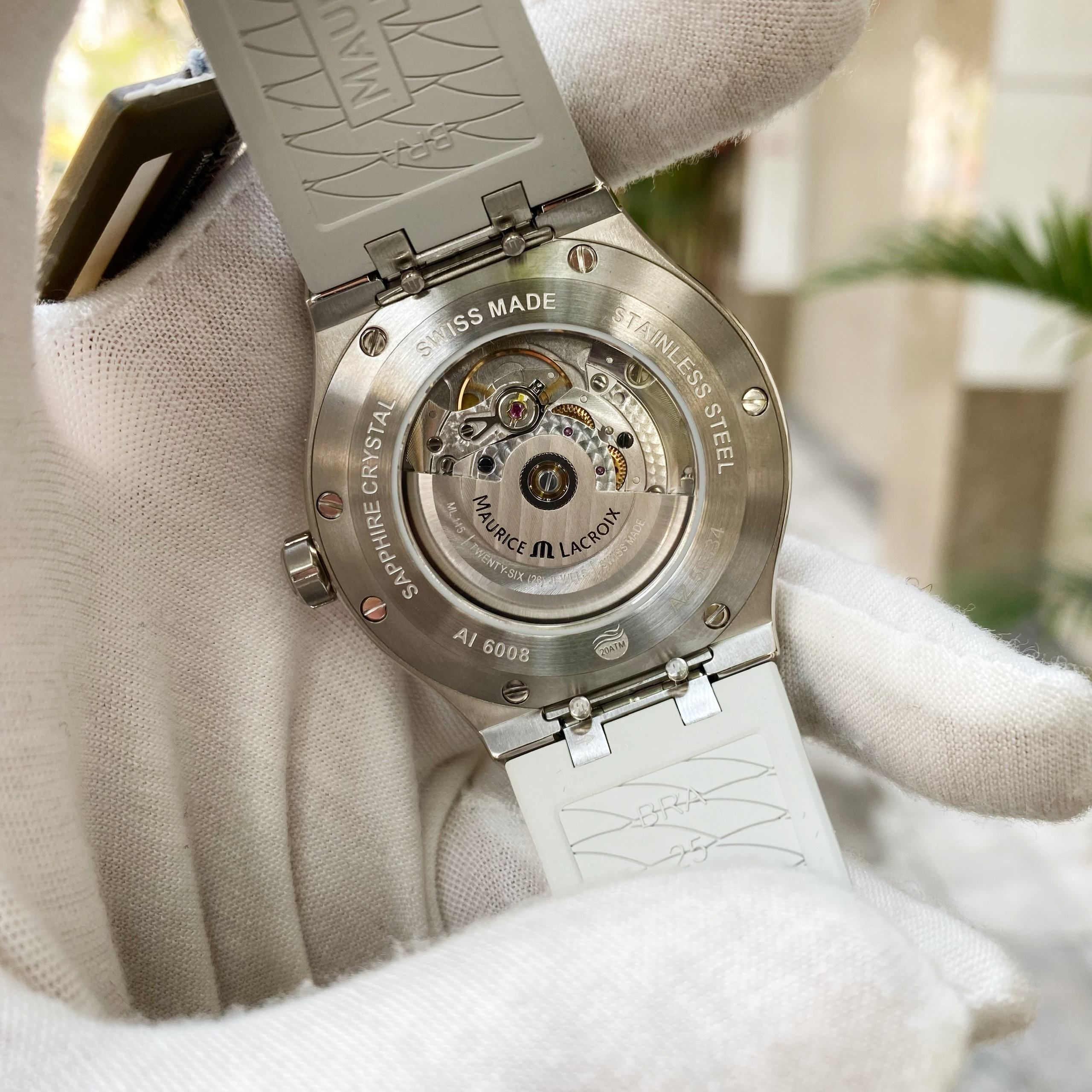 Đồng Hồ Maurice Lacroix Aikon White 42mm - AI6008-SS00B-130-G