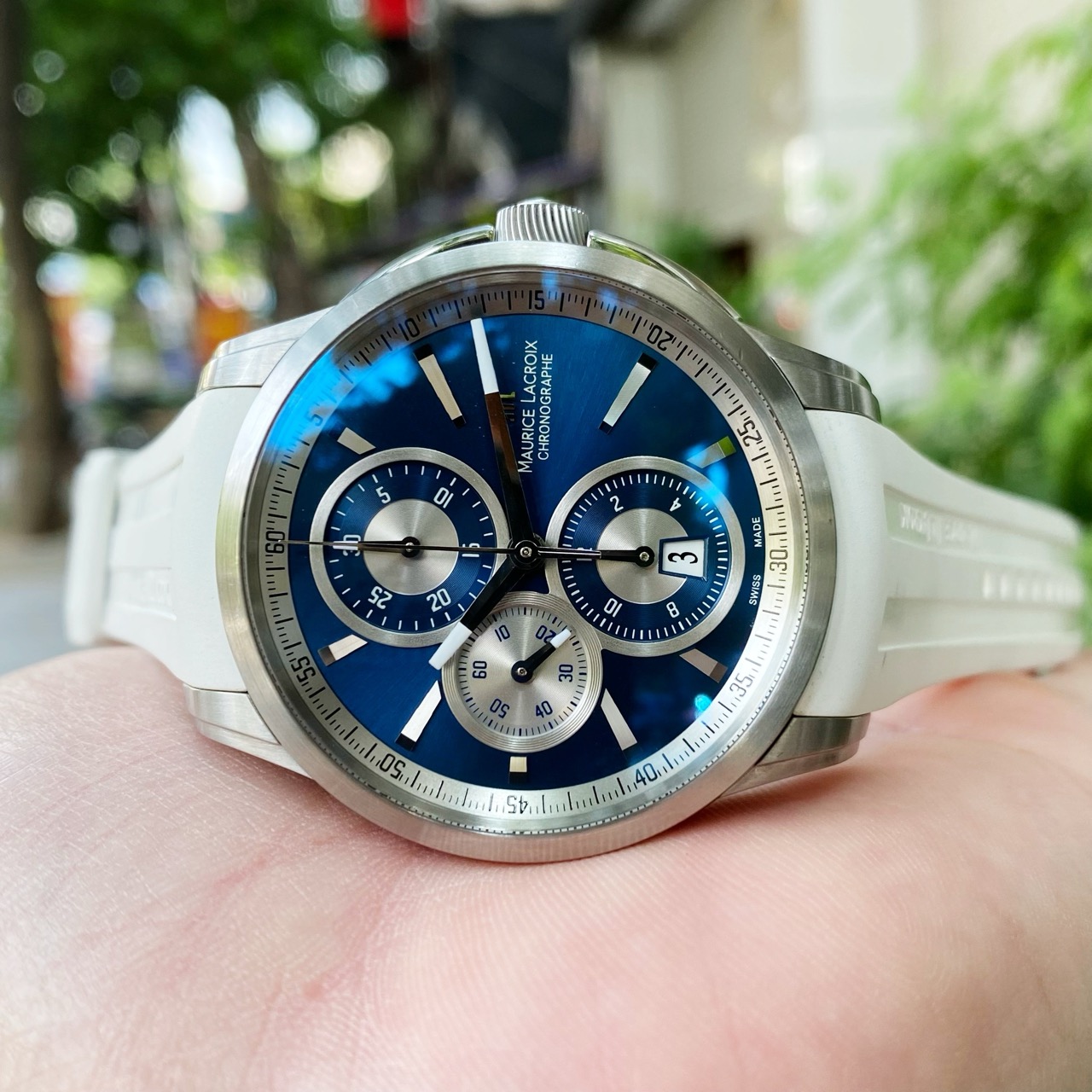 Đồng Hồ Maurice Lacroix Pontos Chronograph PT6168-SS001-430 - Cũ