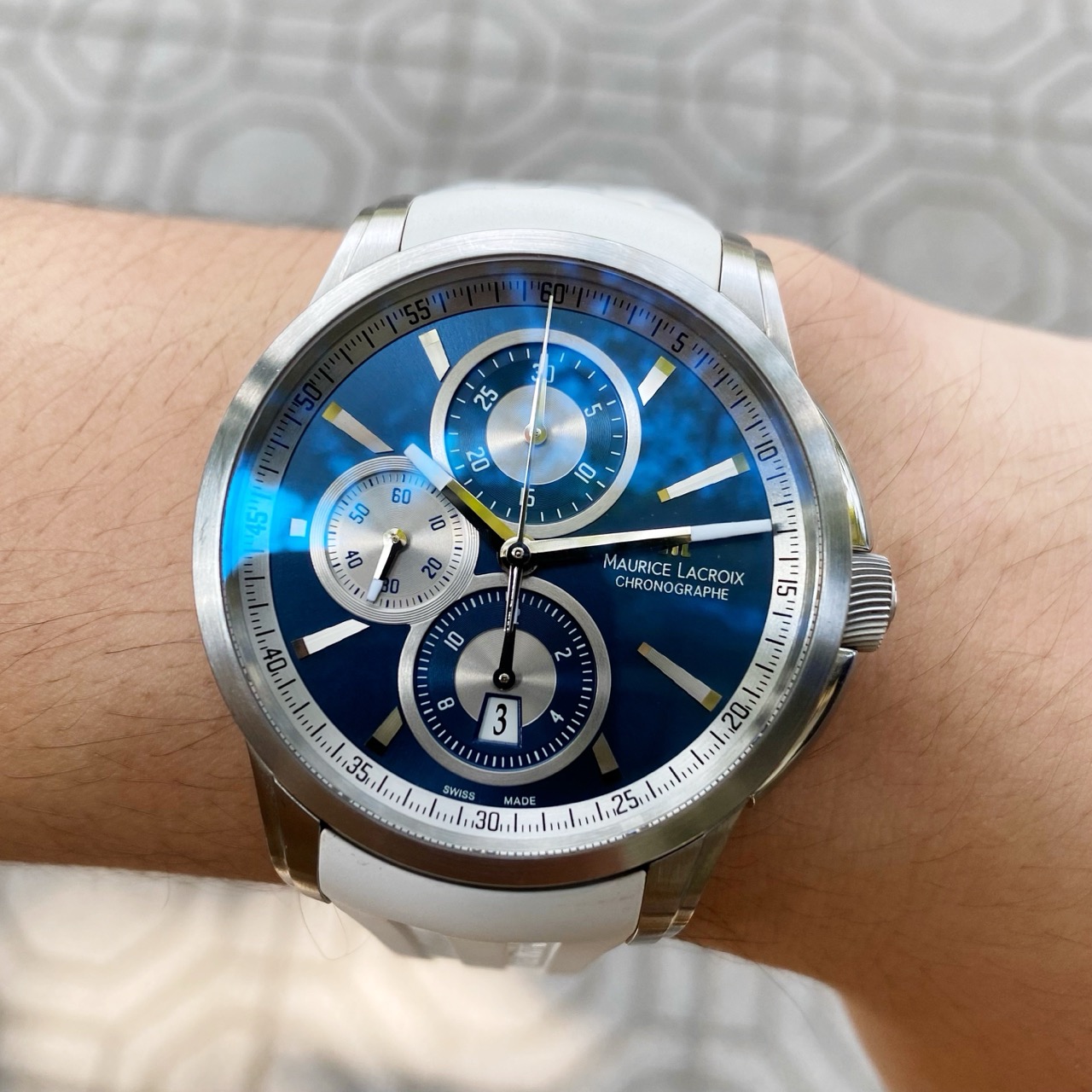 Đồng Hồ Maurice Lacroix Pontos Chronograph PT6168-SS001-430 - Cũ