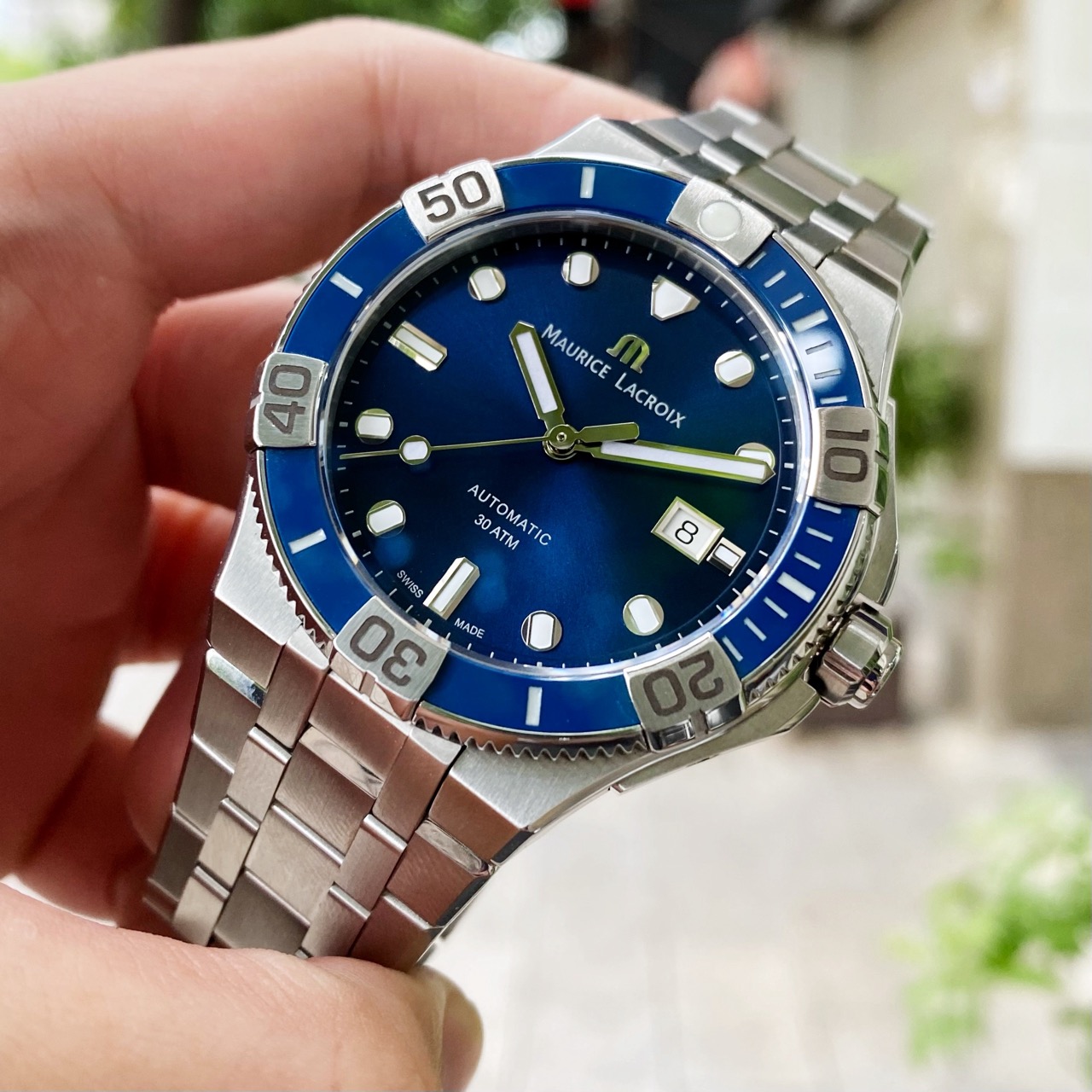 Đồng Hồ Maurice Lacroix Ventuner Blue AI6058-SS002-430-1 - Cũ