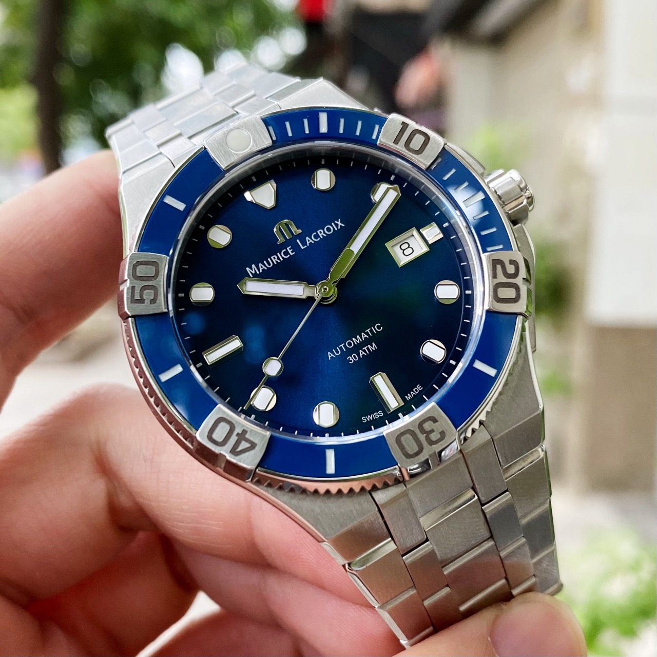 Đồng Hồ Maurice Lacroix Ventuner Blue AI6058-SS002-430-1 - Cũ