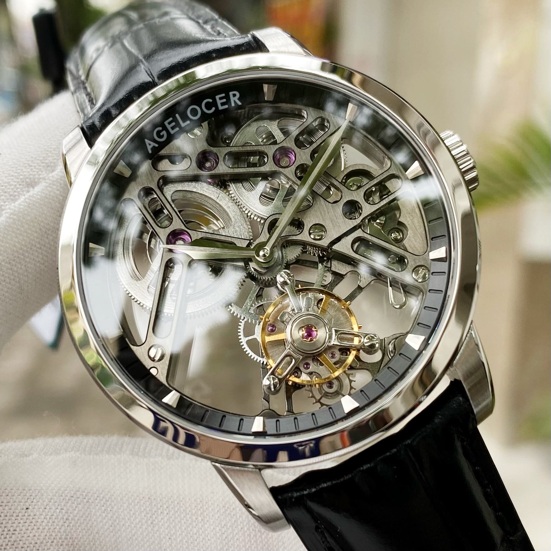 Đồng Hồ Agelocer Bosch-Tourbillon 9001A1