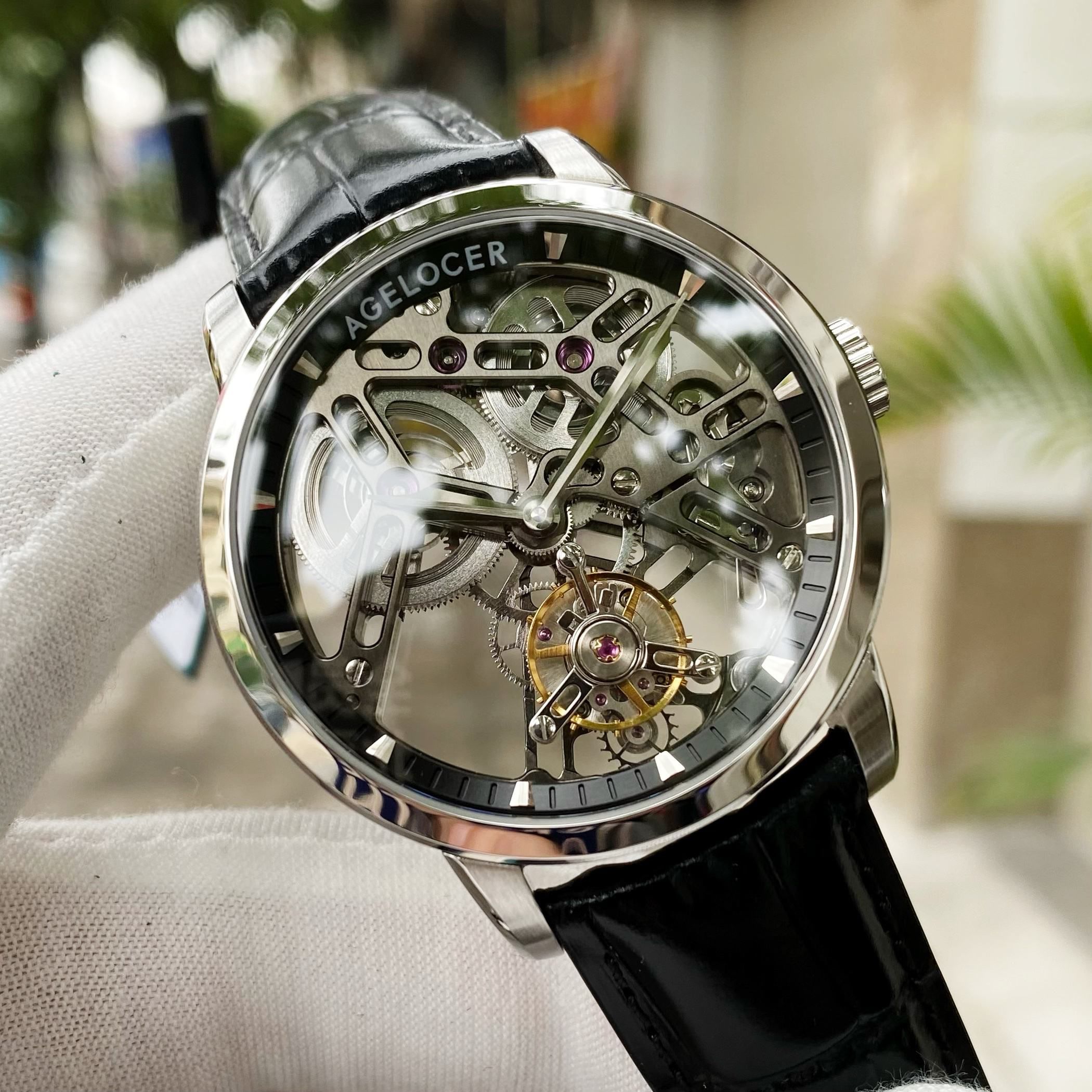 Đồng Hồ Agelocer Bosch-Tourbillon 9001A1