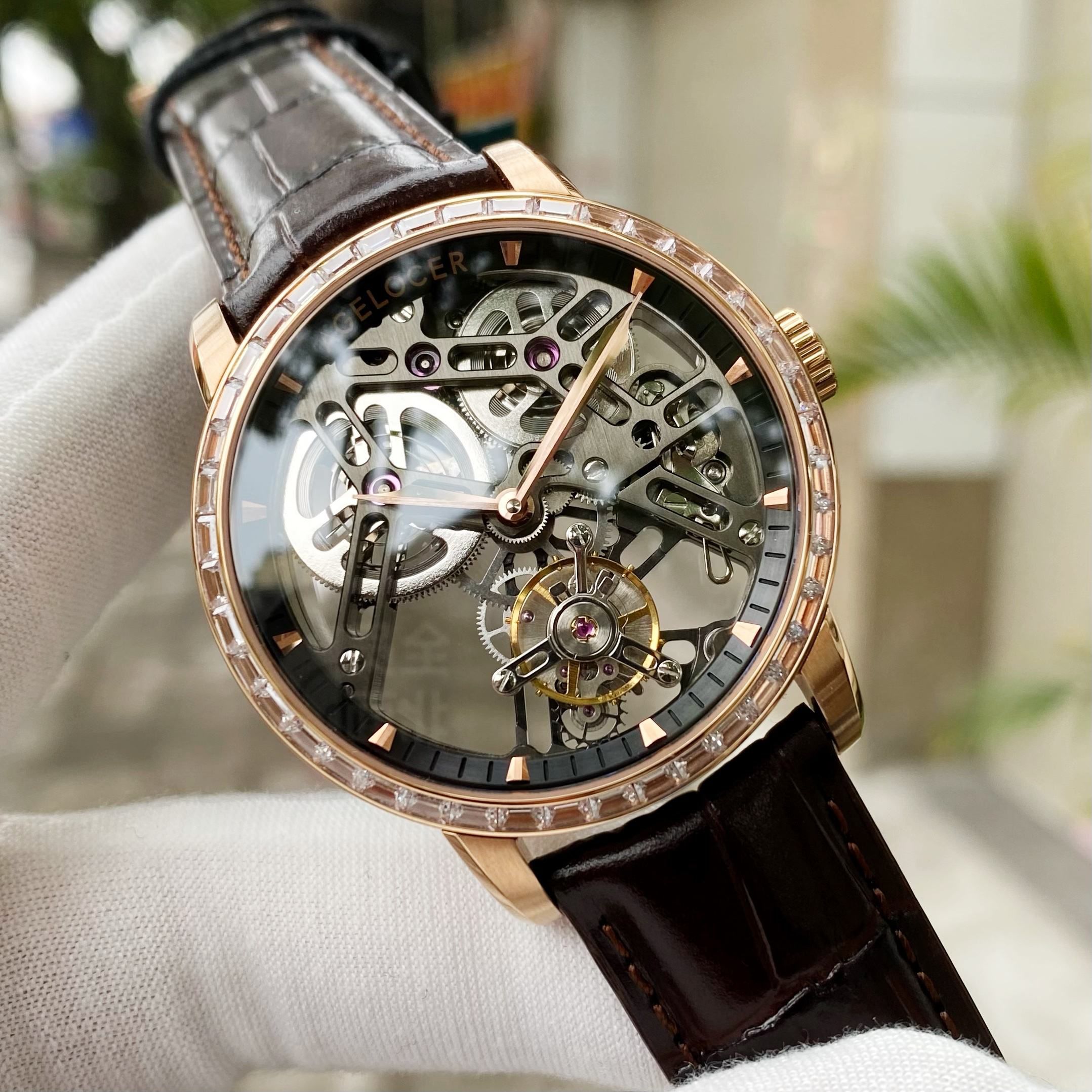 Đồng Hồ Agelocer Bosch-Tourbillon 9001F2