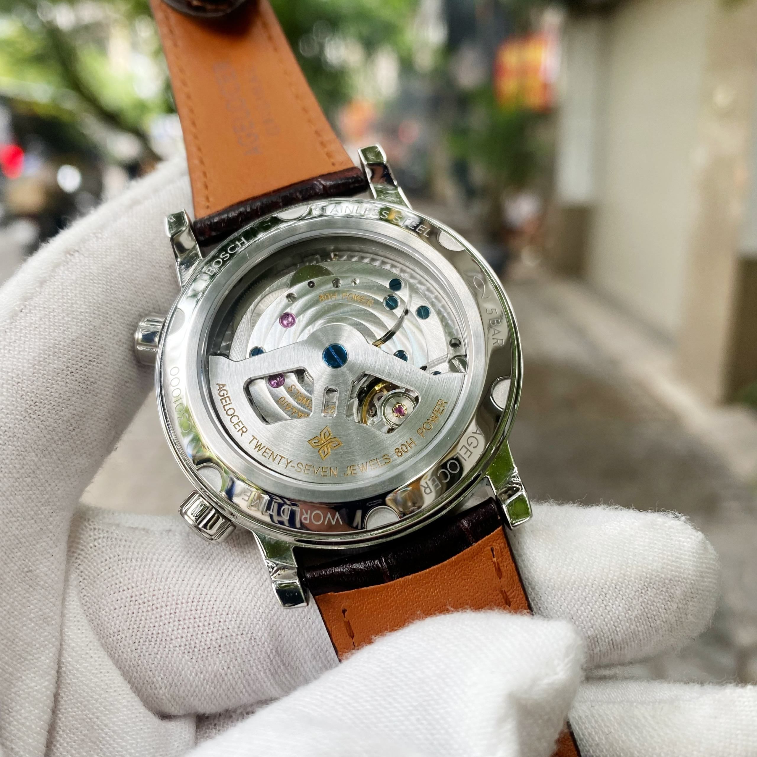 Đồng Hồ Agelocer World Time 5201A1
