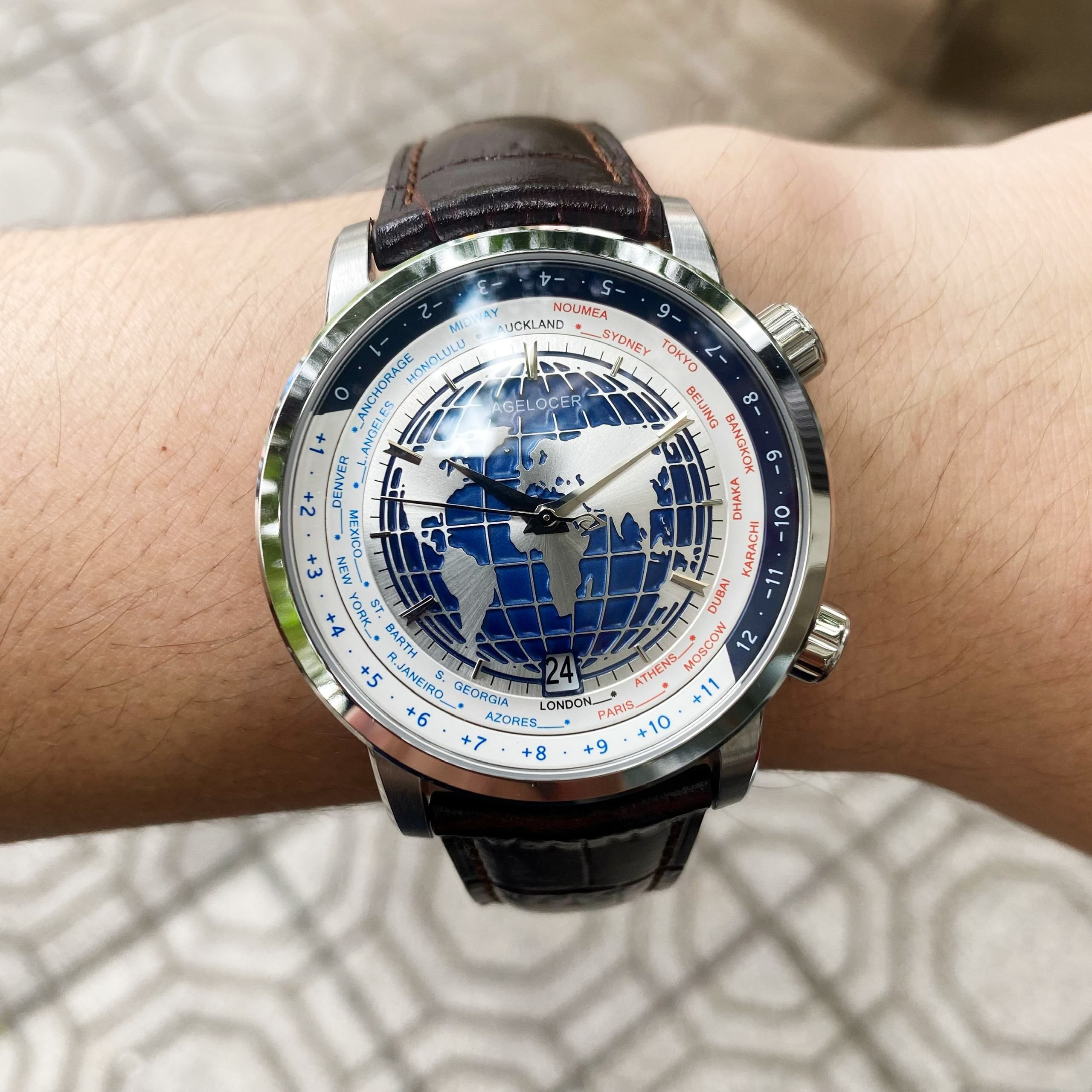 Đồng Hồ Agelocer World Time 5201A1