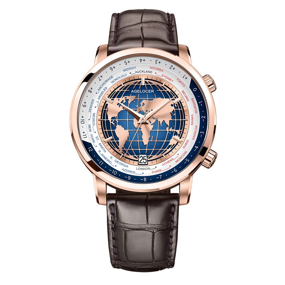 Đồng Hồ Agelocer World Time 5201D2