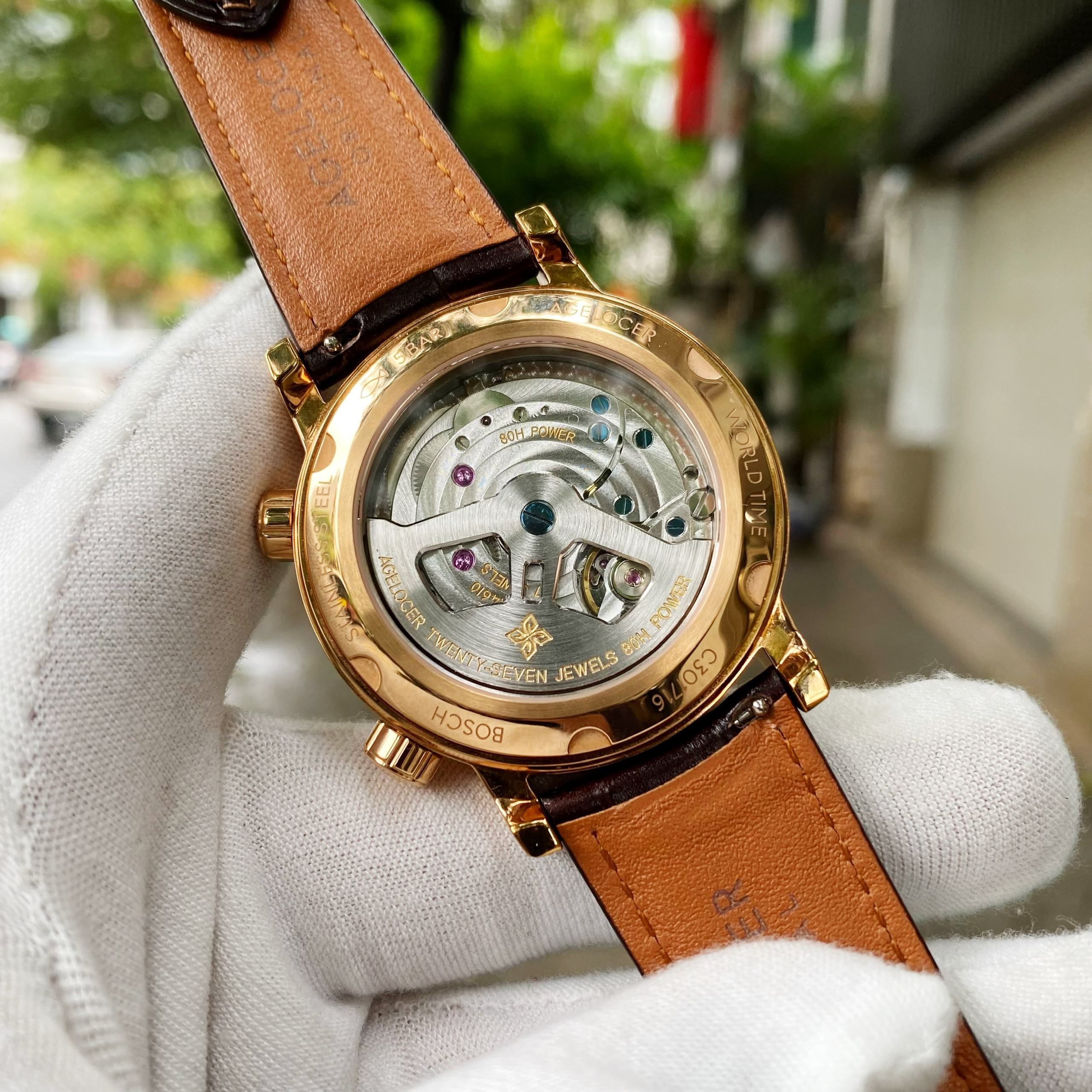 Đồng Hồ Agelocer World Time 5201D2