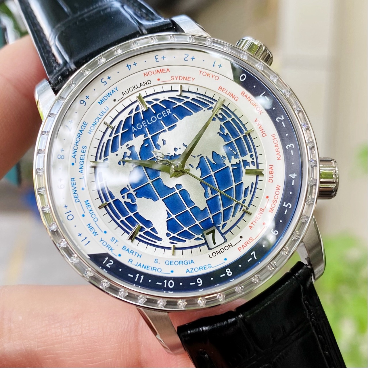 Đồng Hồ Agelocer World Time 5201E1
