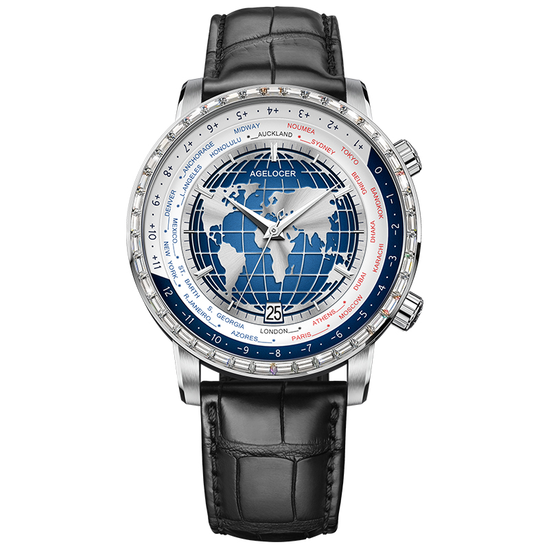 Đồng Hồ Agelocer World Time 5201E1