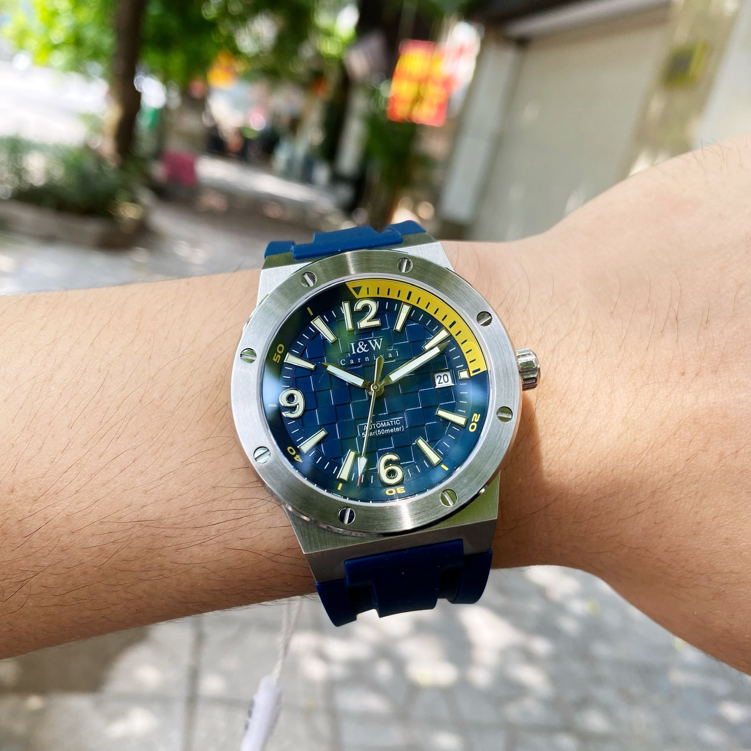 Đồng Hồ Nam Carnival IW618G Blue