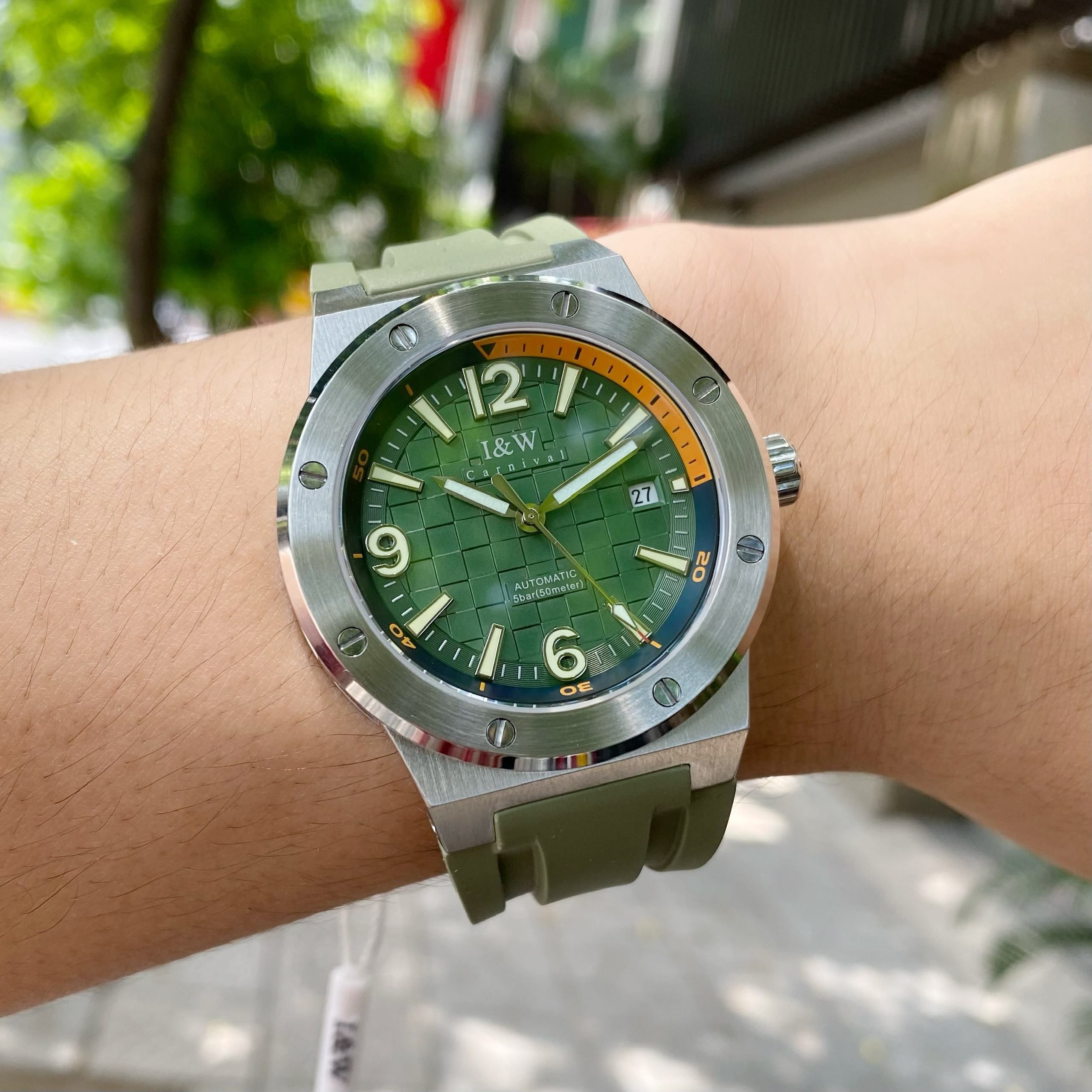 Đồng Hồ Carnival IW618G Green