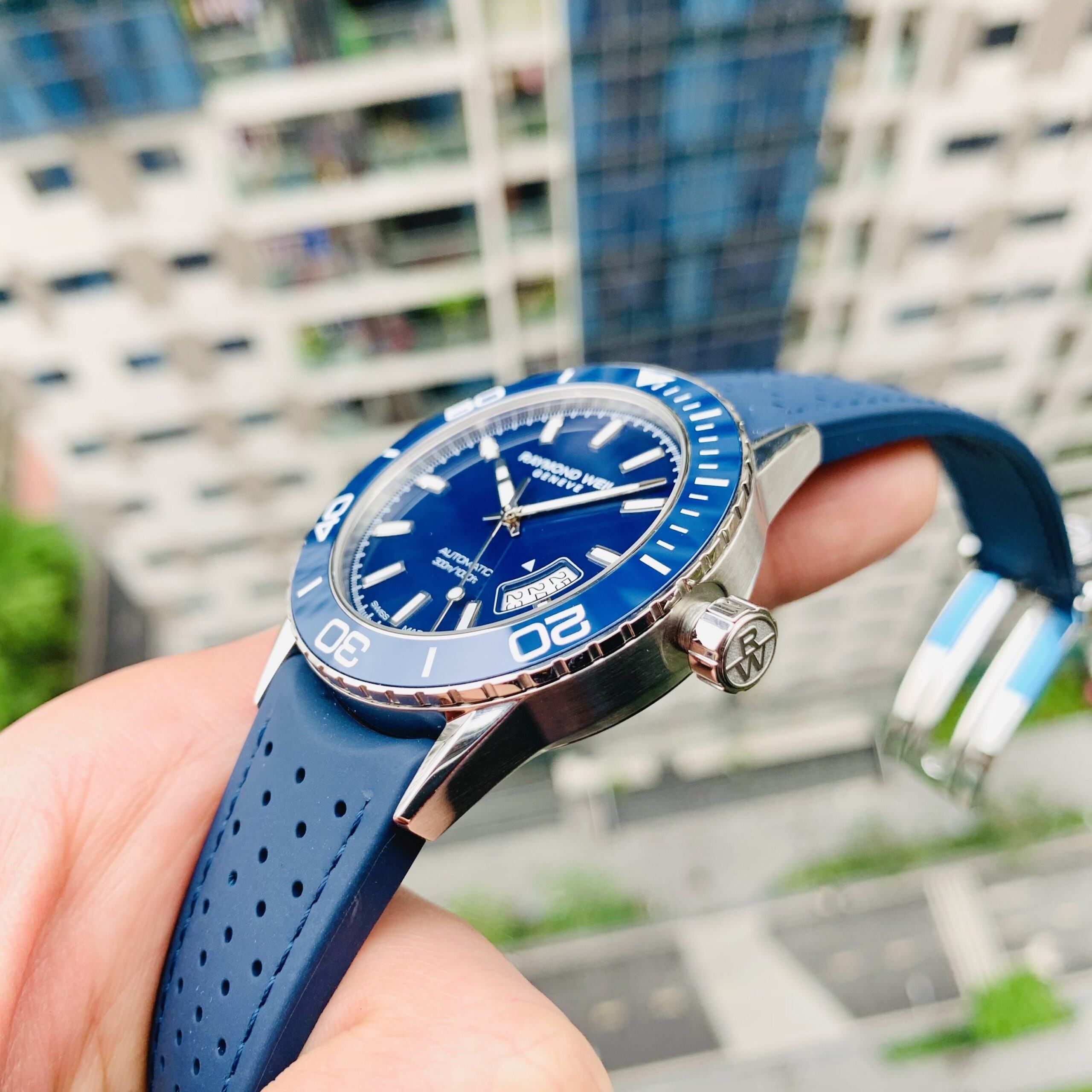 Đồng Hồ Nam Raymond Weil Freelancer Diver Blue - 2760-SR3-50001