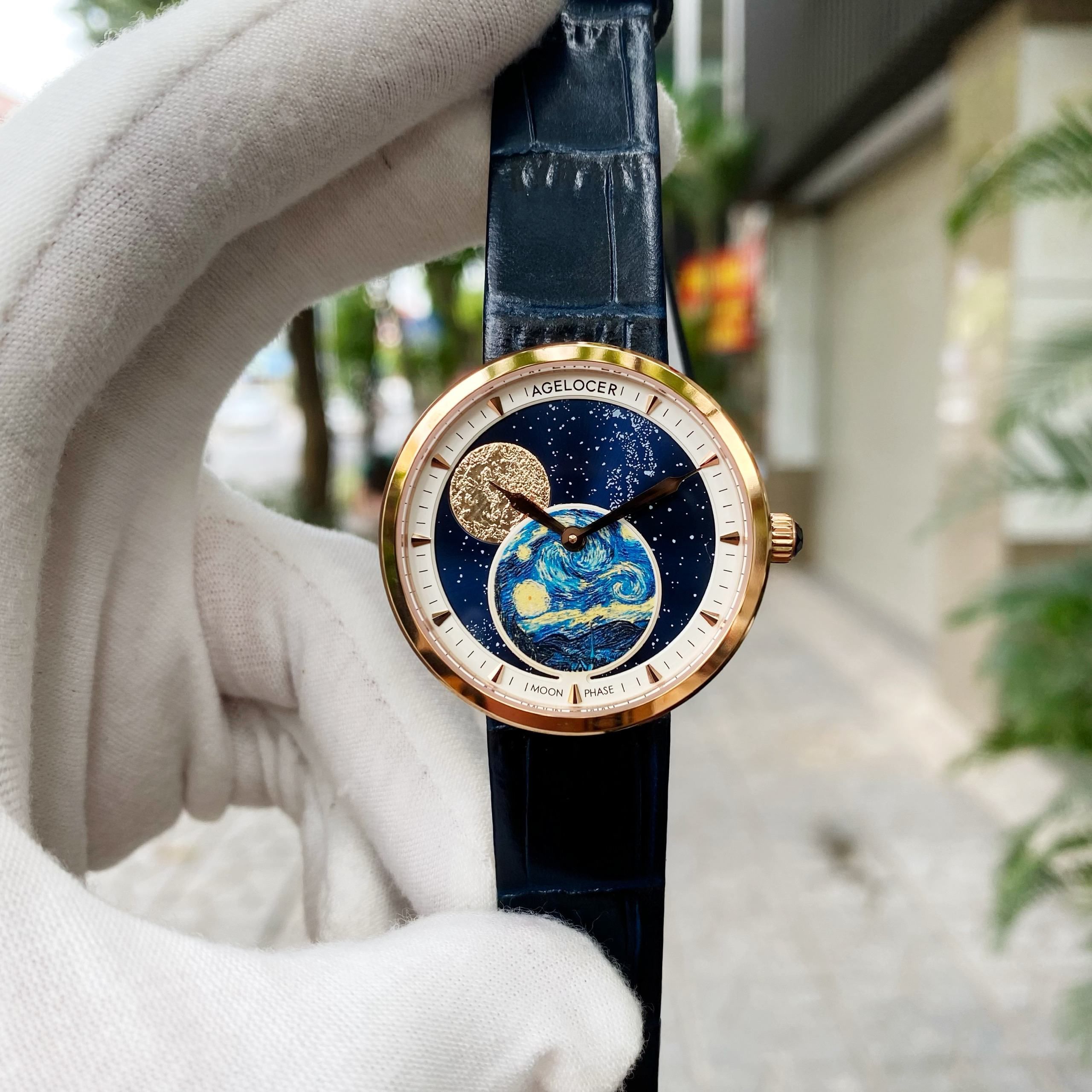 Đồng Hồ Agelocer Moon Phases 6501D6