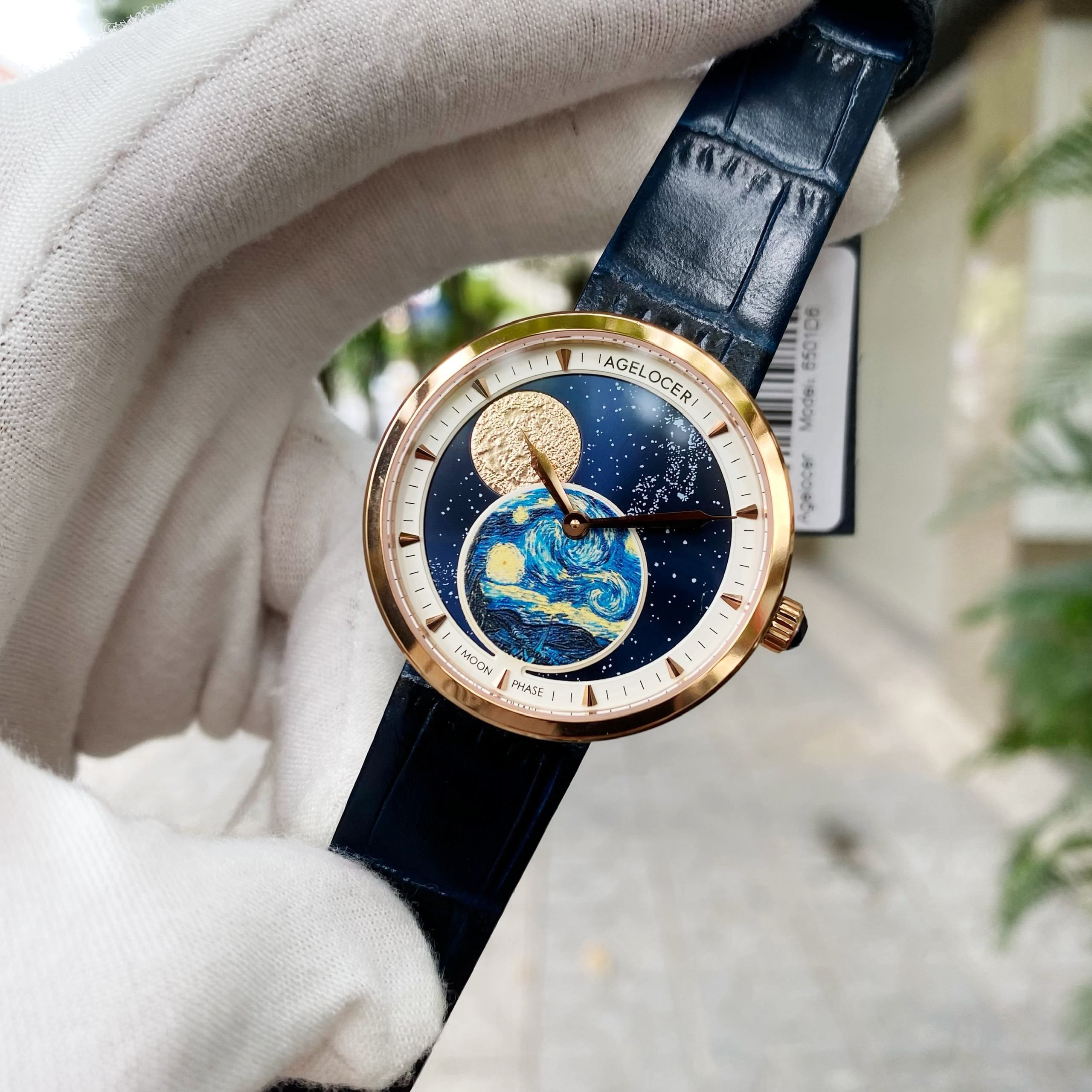 Đồng Hồ Agelocer Moon Phases 6501D6