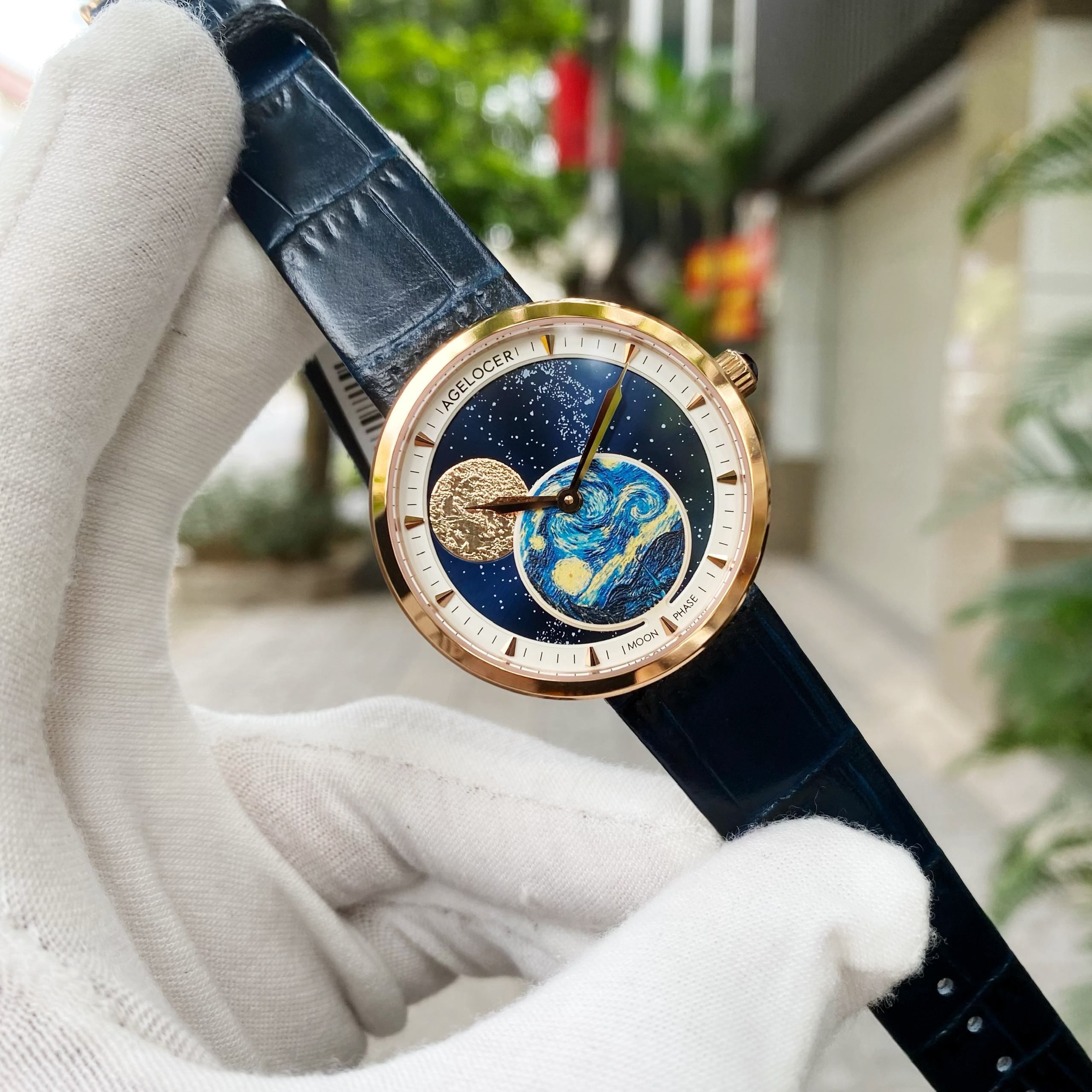 Đồng Hồ Agelocer Moon Phases 6501D6