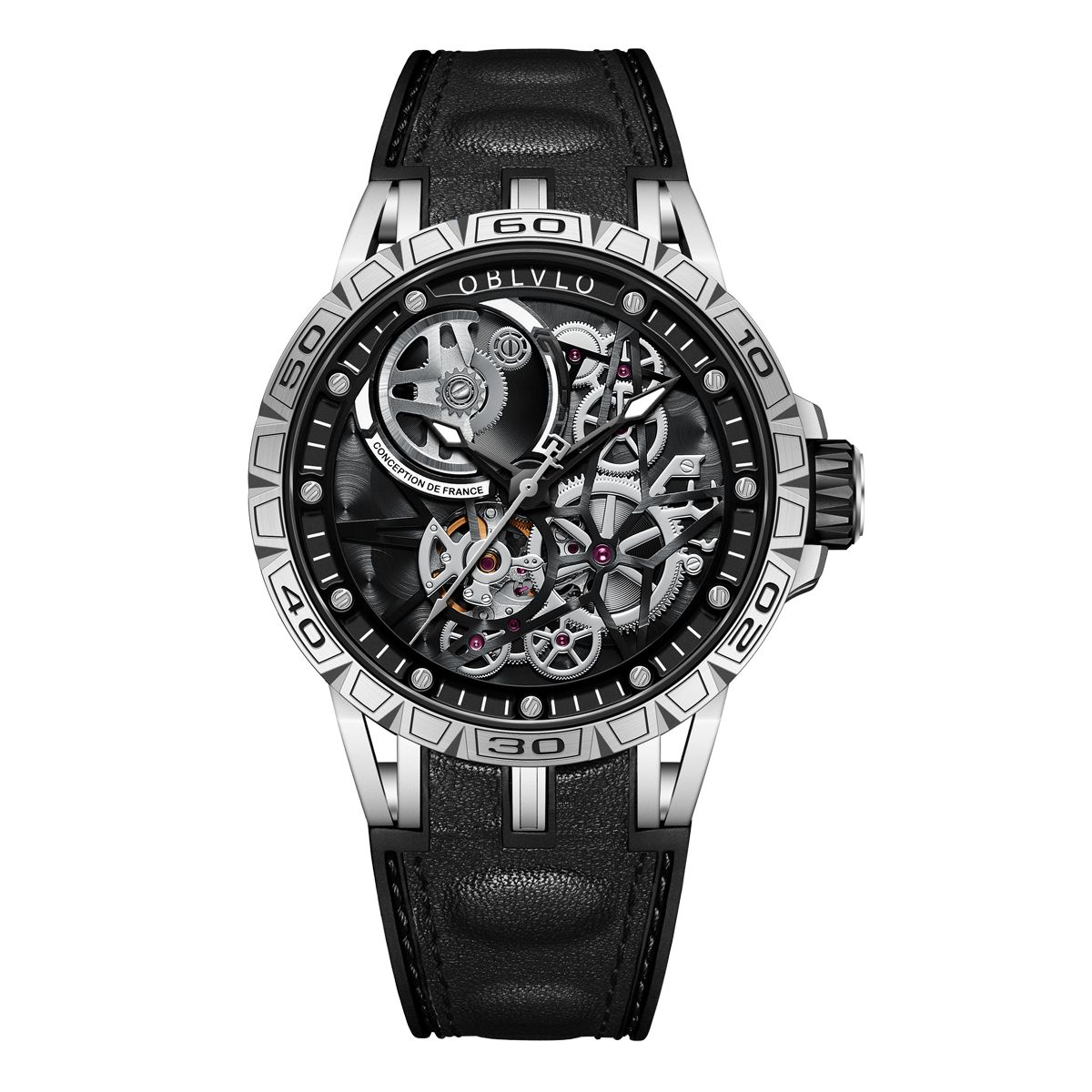 Đồng Hồ OBLVLO Skeleton LM-SBSB