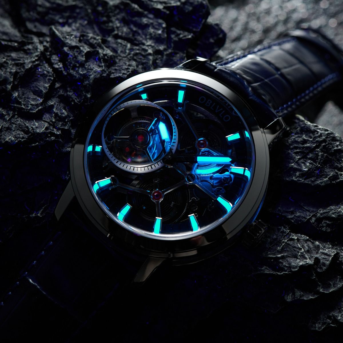 Đồng hồ OBLVLO Tourbillon VM-TB-PBB