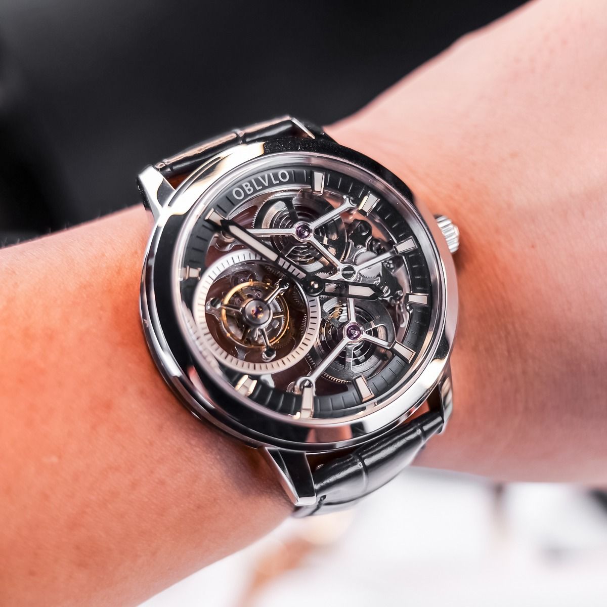 Đồng hồ OBLVLO Tourbillon VM-TB-YBB